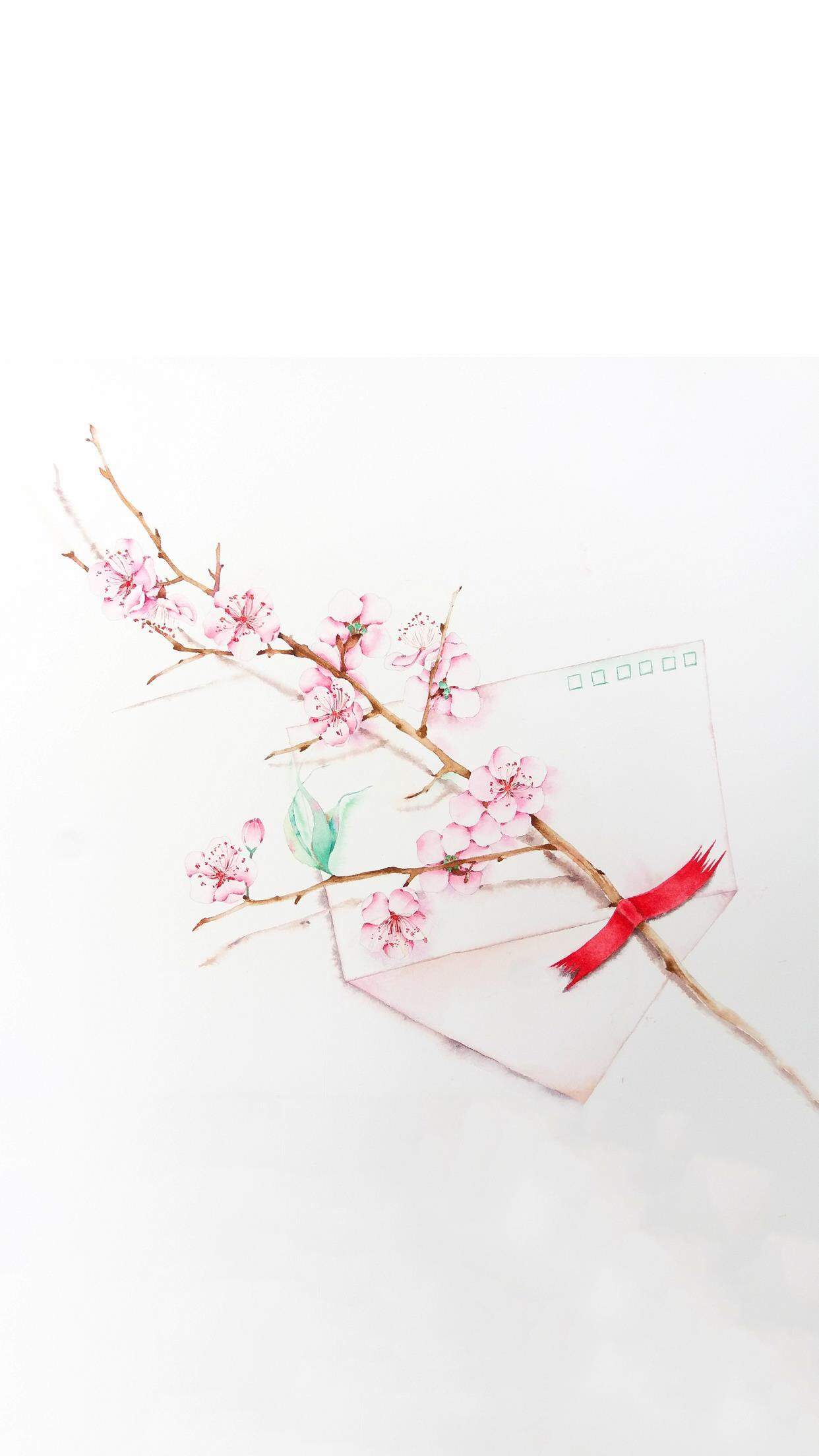 小清新水彩手绘手机壁纸图片
