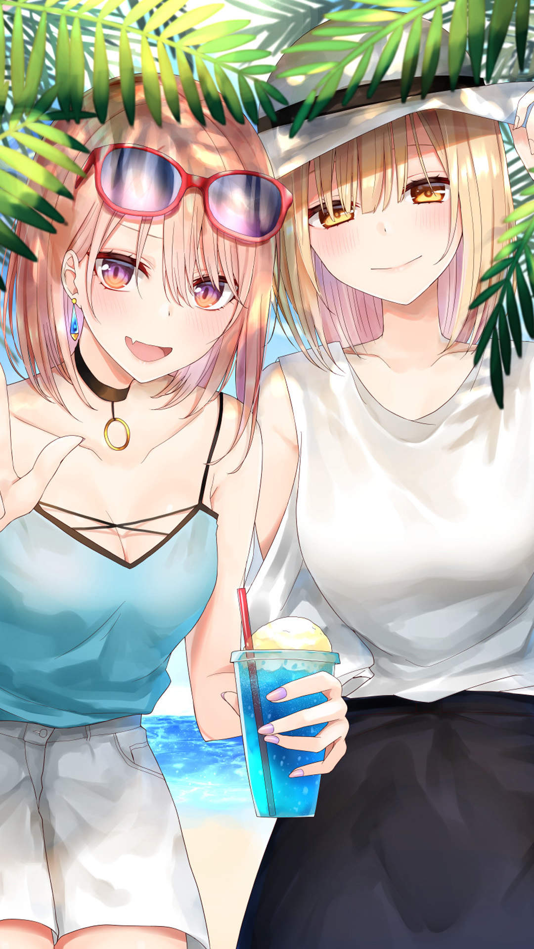 动感动漫少女高清电脑桌面壁纸图片