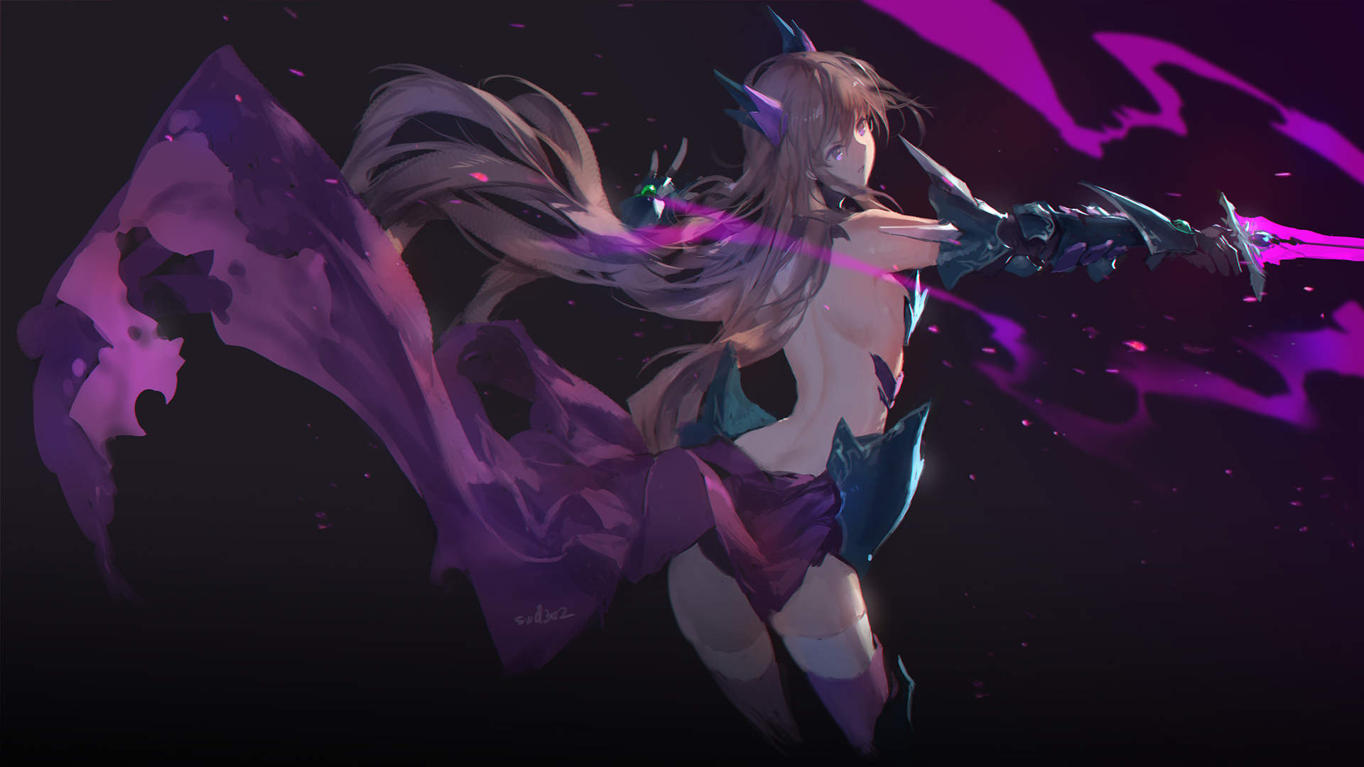 清新动漫少女唯美手机壁纸图片