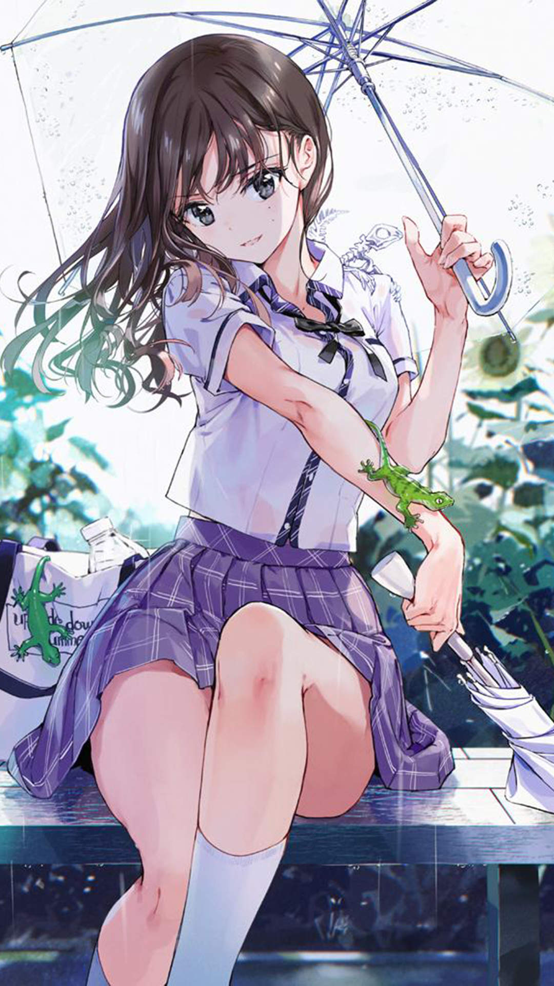 清纯可爱动漫美女手机壁纸图片
