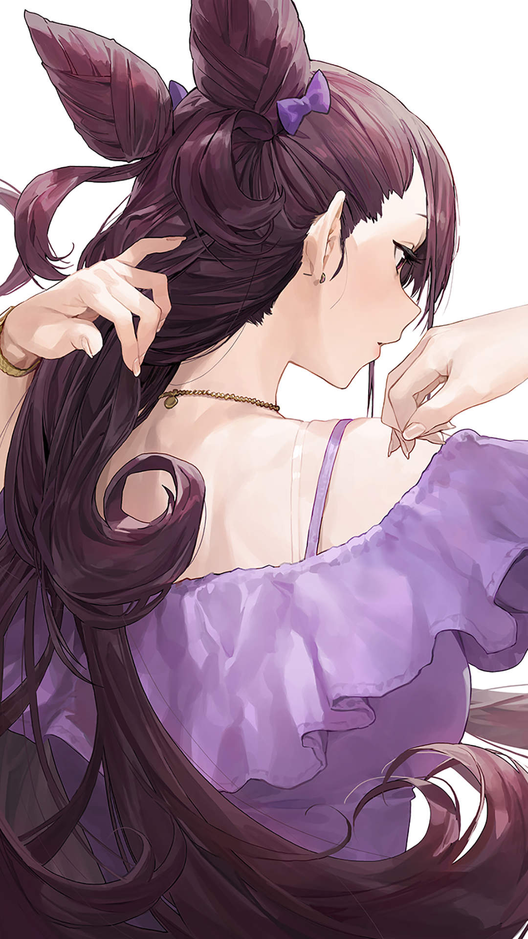 暗黑动漫美女手机壁纸图片
