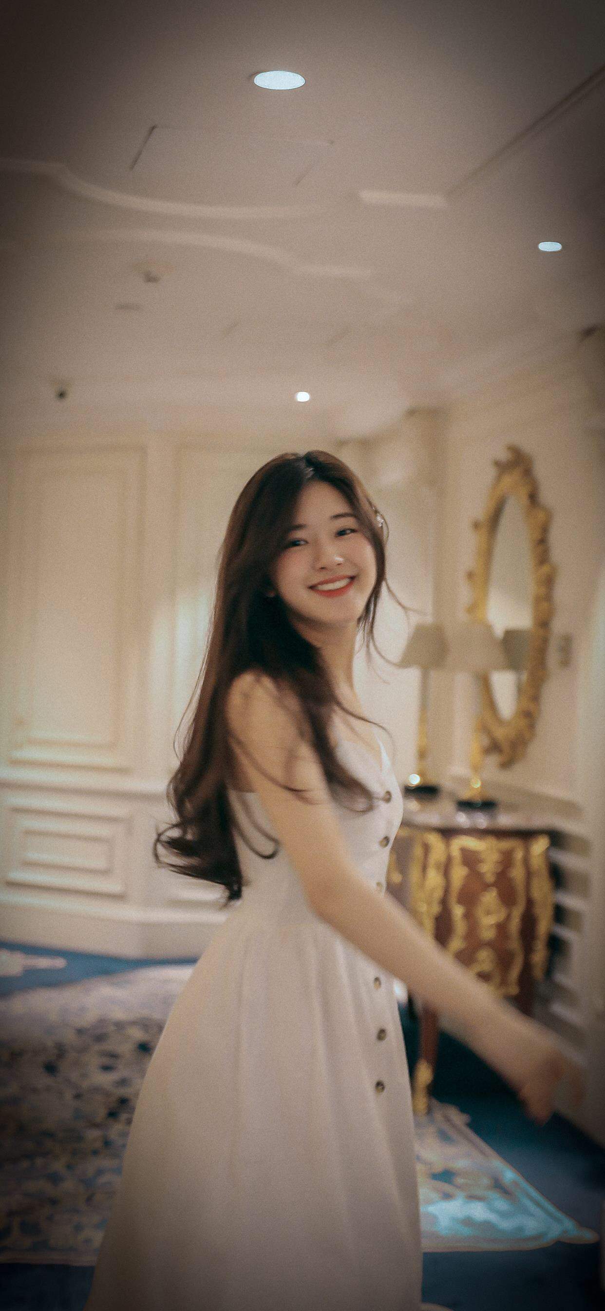 高清赵露思清纯制服写真桌面壁纸图片