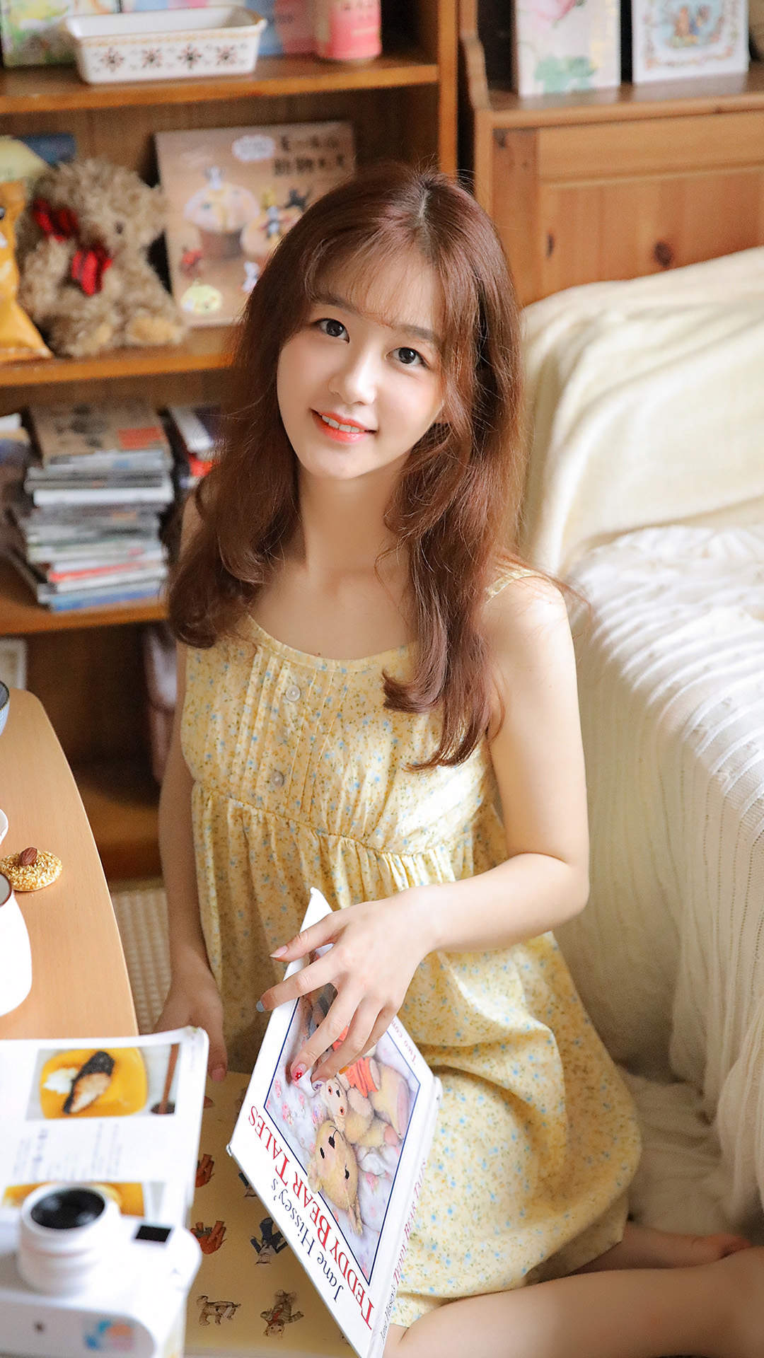 甜美蕾丝美女手机壁纸图片