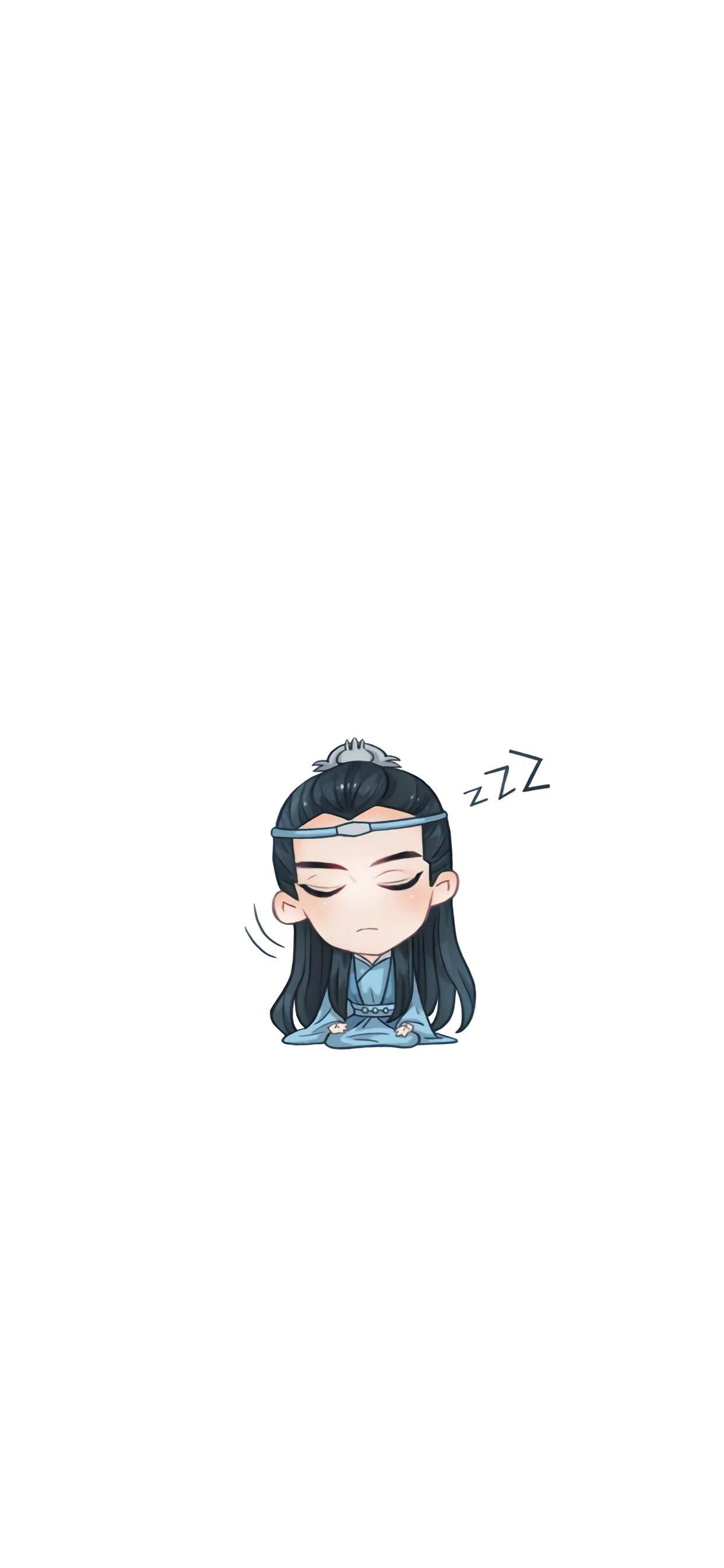 陈情令卡通人物插画高清手机壁纸图片