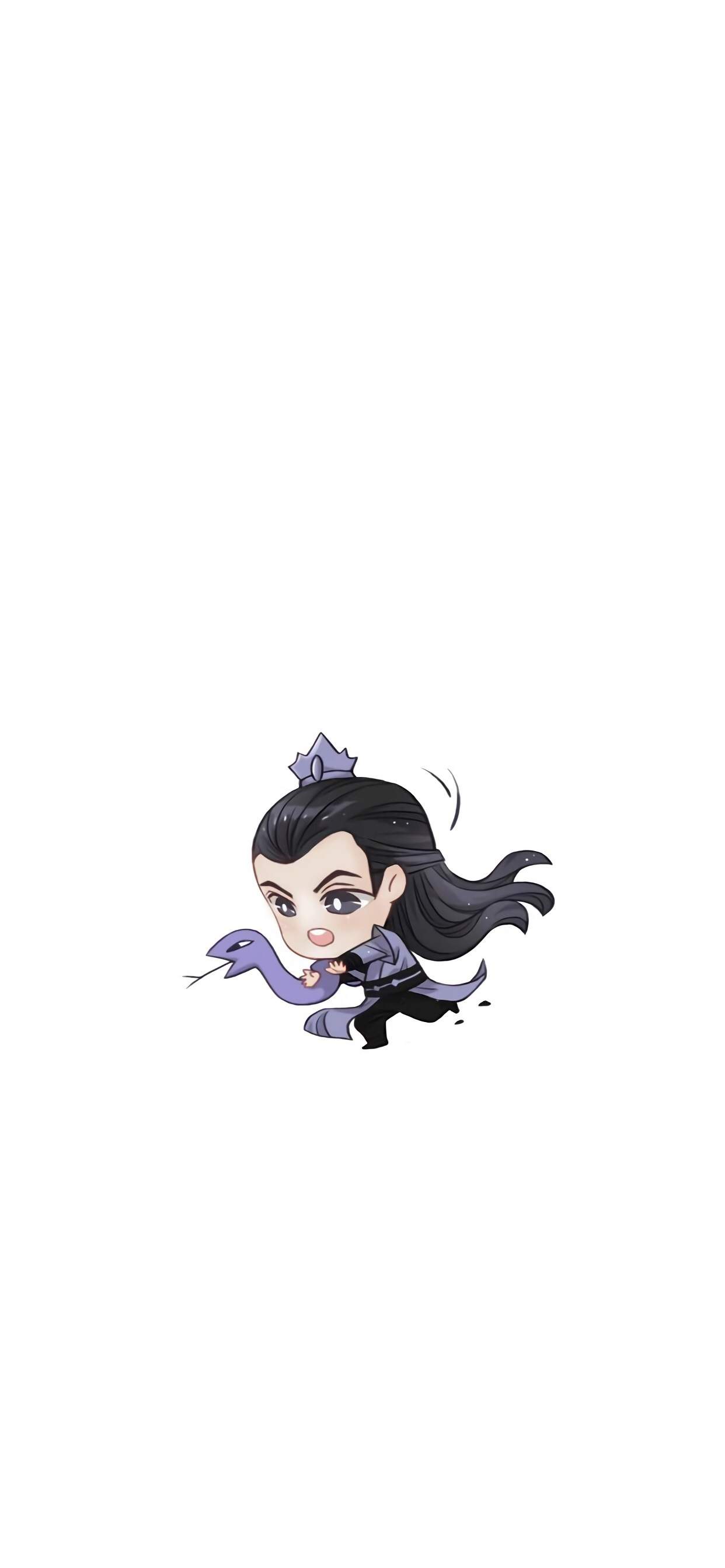 陈情令卡通人物插画高清手机壁纸图片