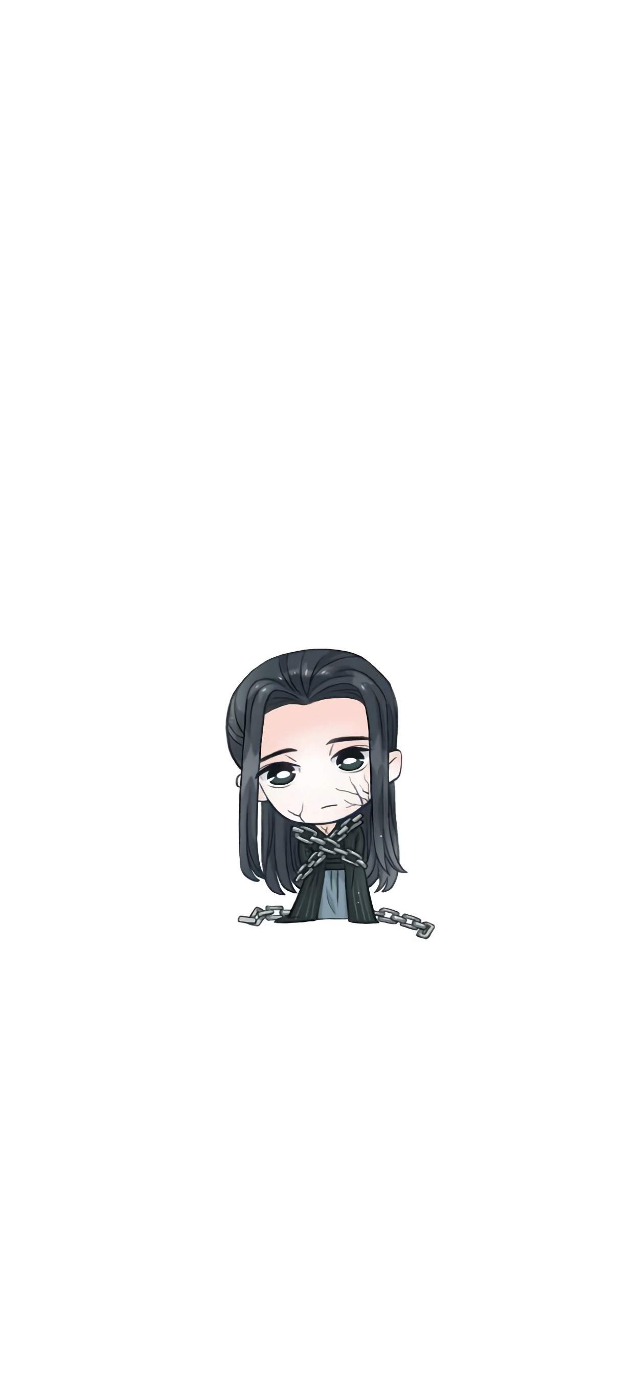 陈情令卡通人物插画高清手机壁纸图片