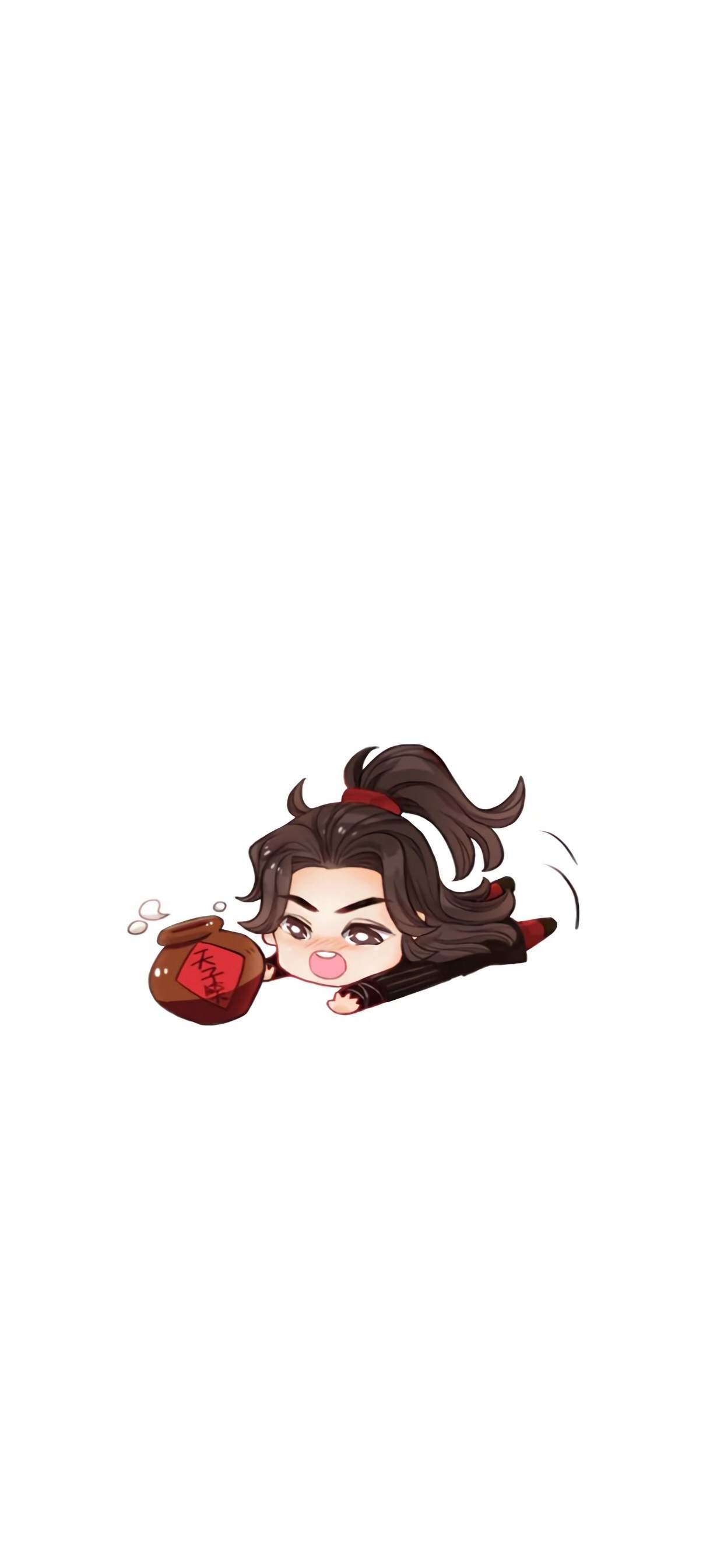 陈情令卡通人物插画高清手机壁纸图片