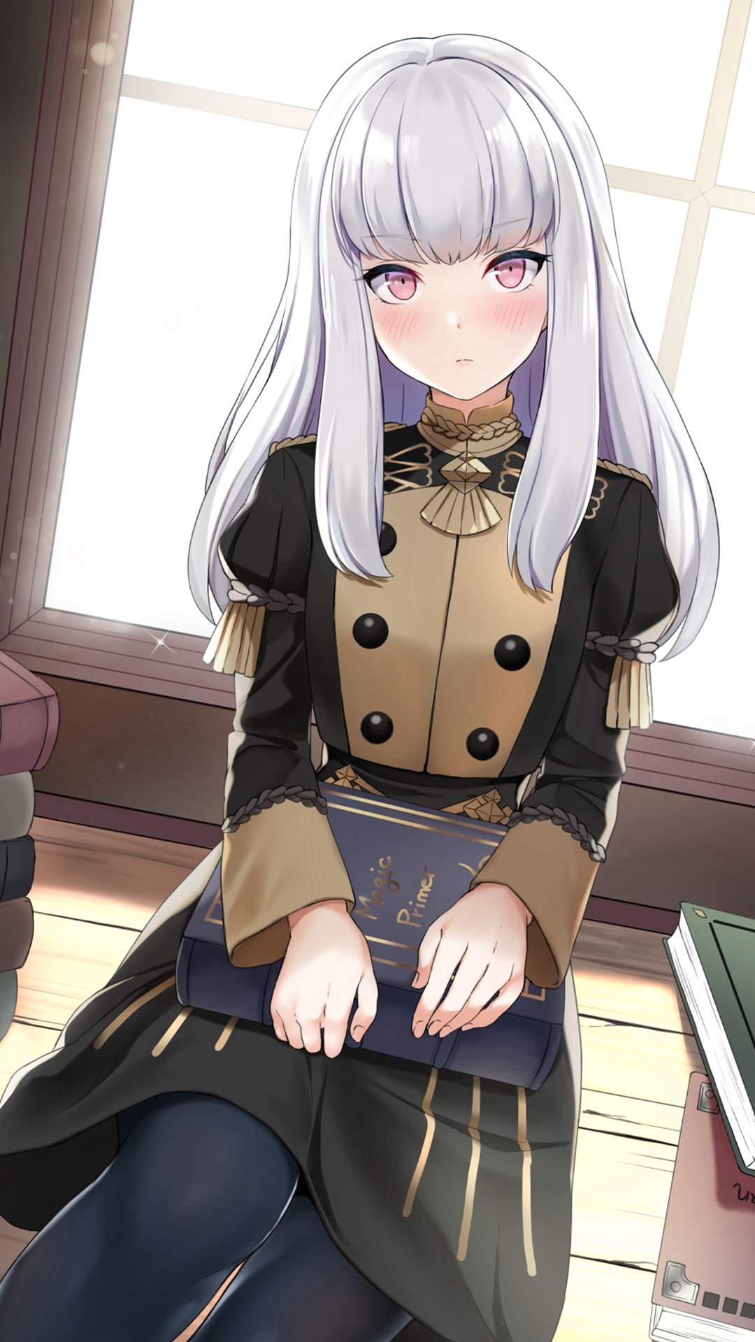 黑丝动漫少女手机壁纸图片