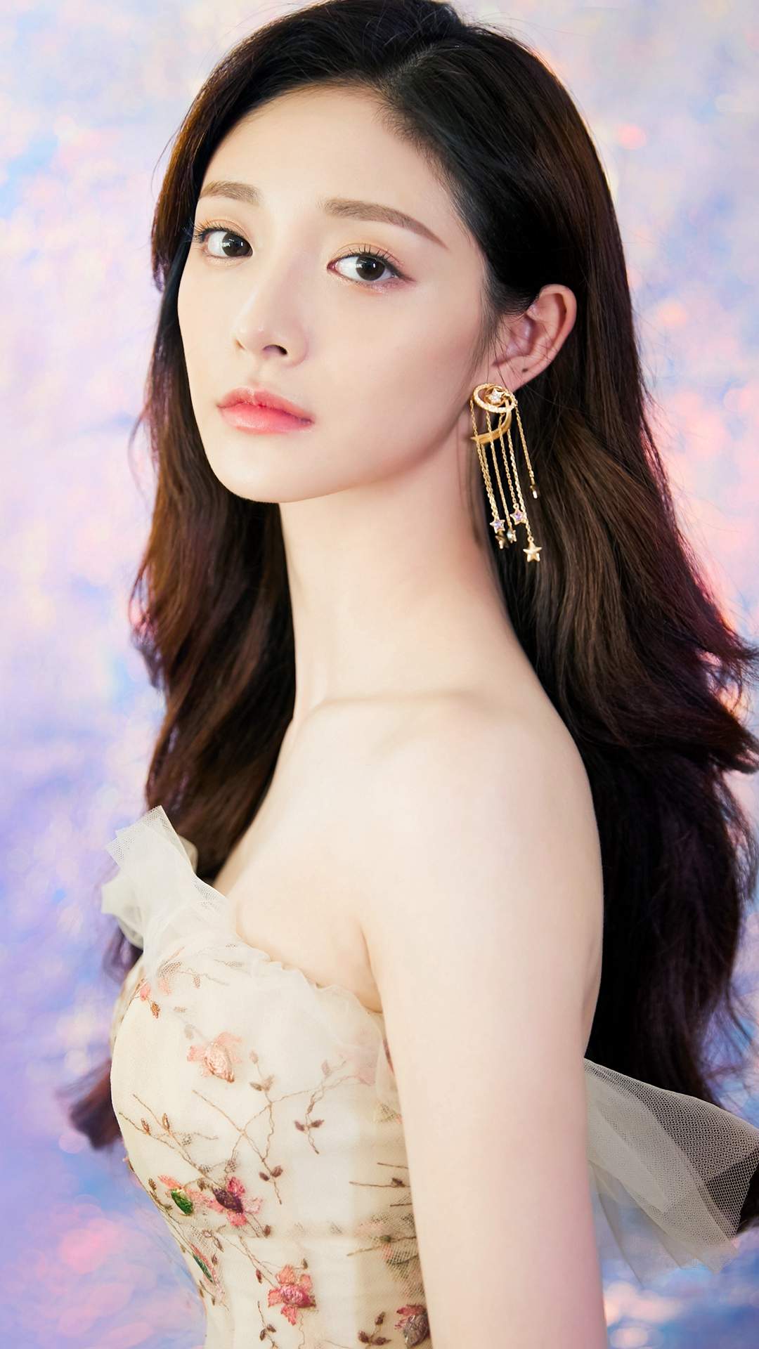 高清上海奉贤美女周洁琼优雅浪漫手机壁纸图片