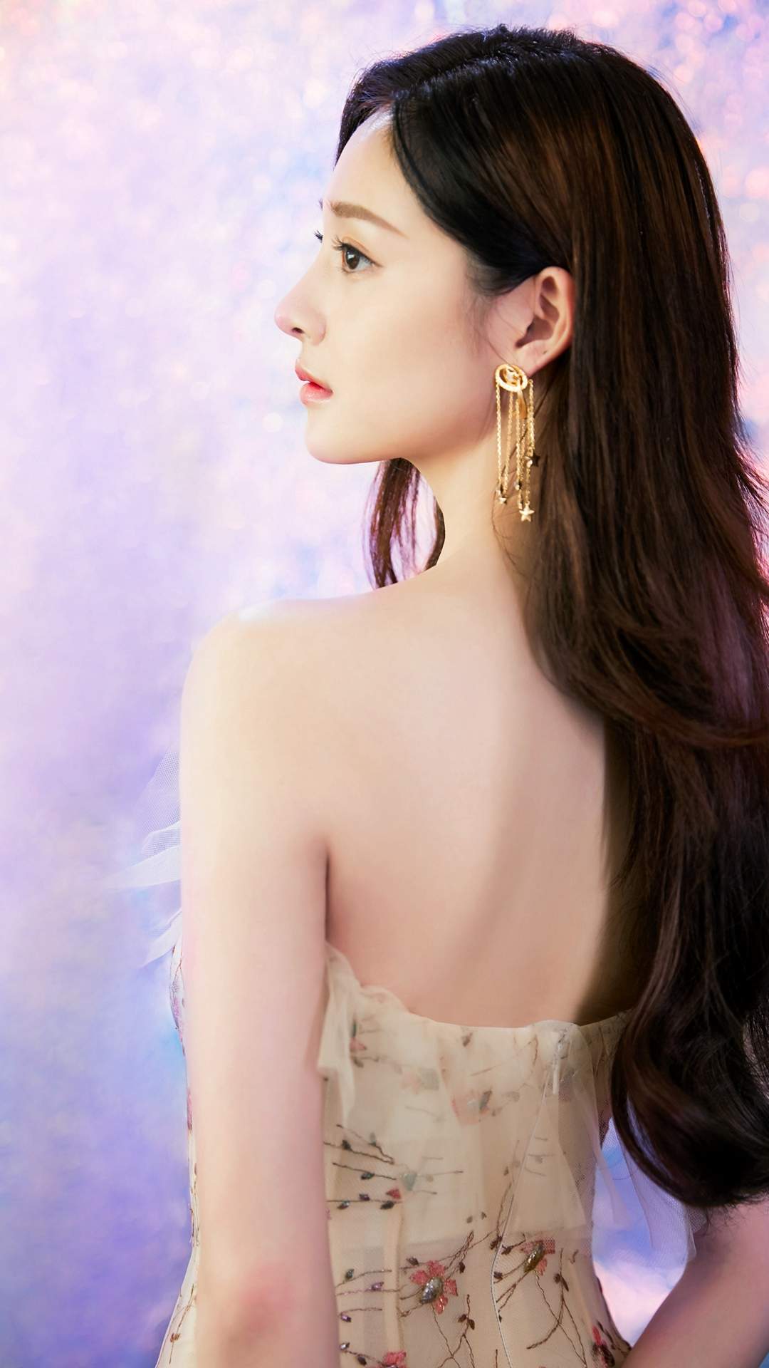 高清上海奉贤美女周洁琼优雅浪漫手机壁纸图片