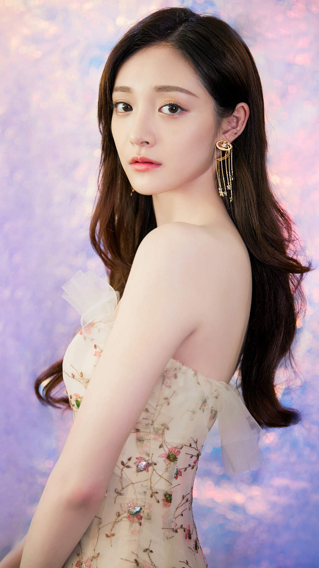 高清上海奉贤美女周洁琼优雅浪漫手机壁纸图片