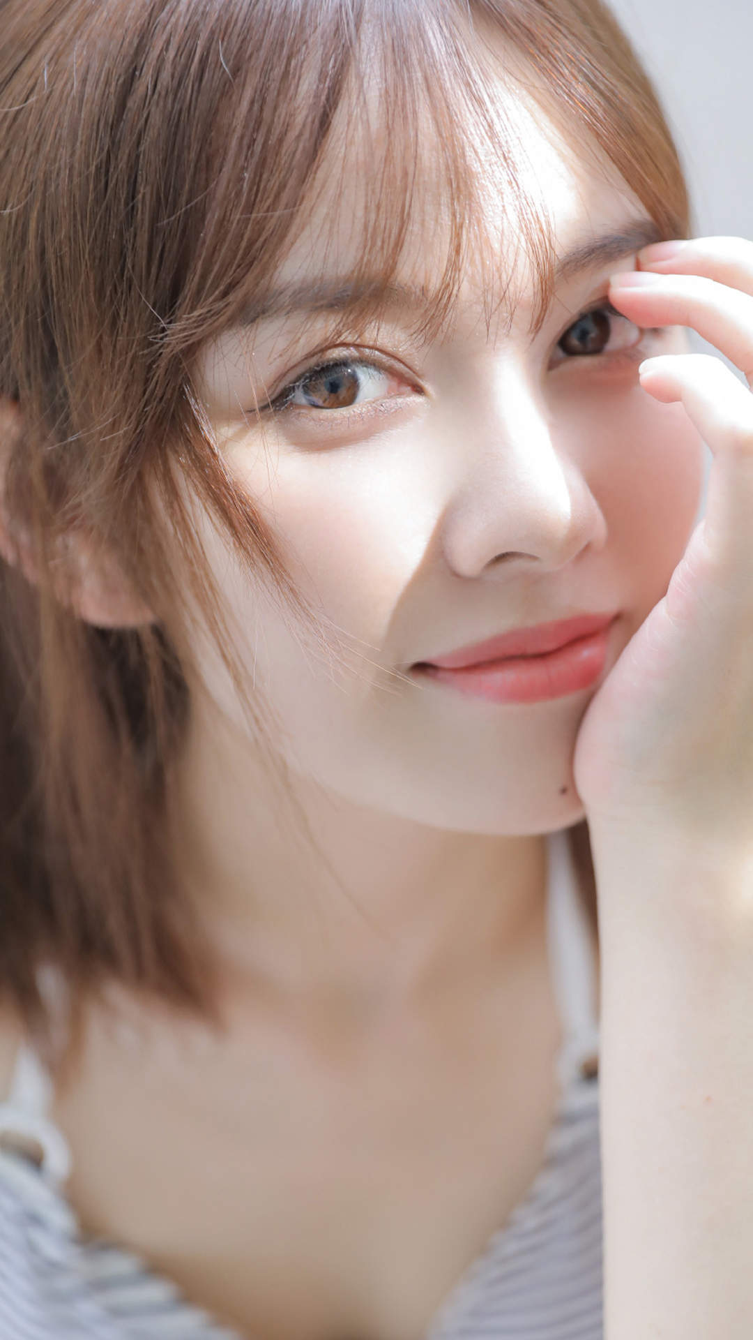 甜美蕾丝美女手机壁纸图片