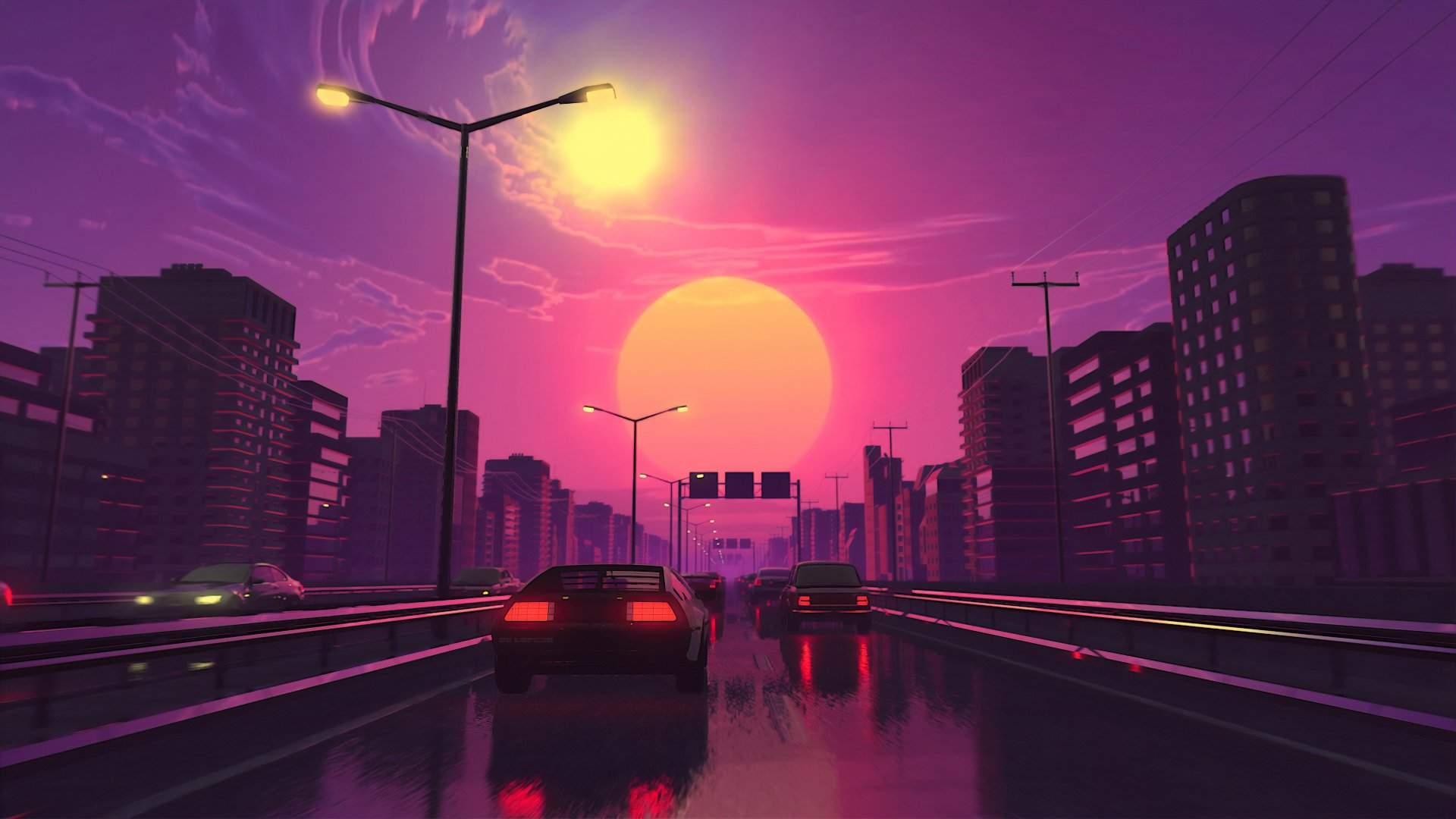 唯美意境动漫插画桌面壁纸图片