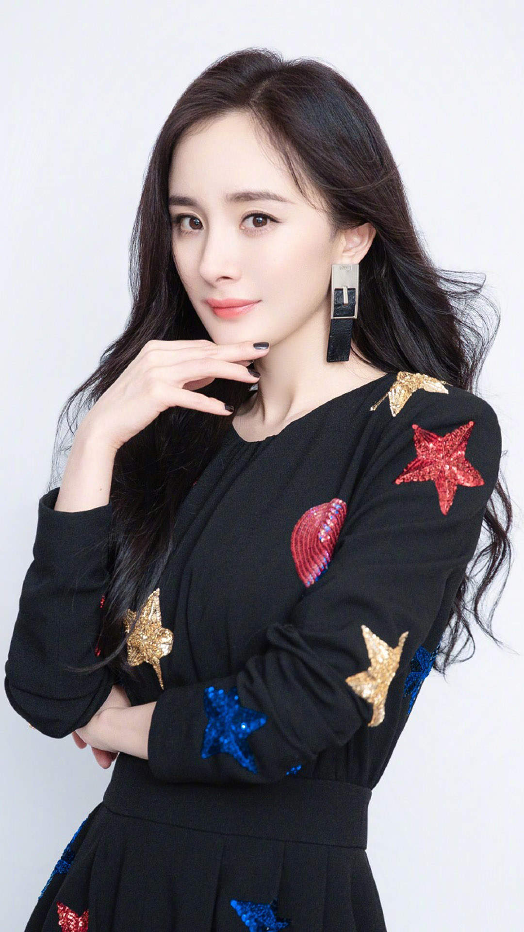 中国内地北京影视女演员杨幂优雅复古写真桌面壁纸图片