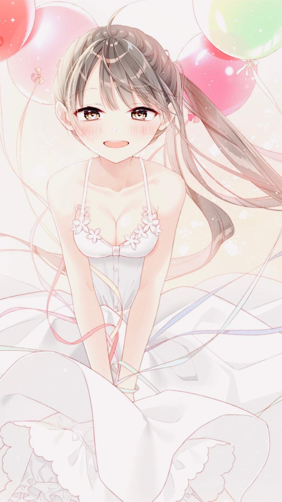 清纯可爱动漫美女手机壁纸图片