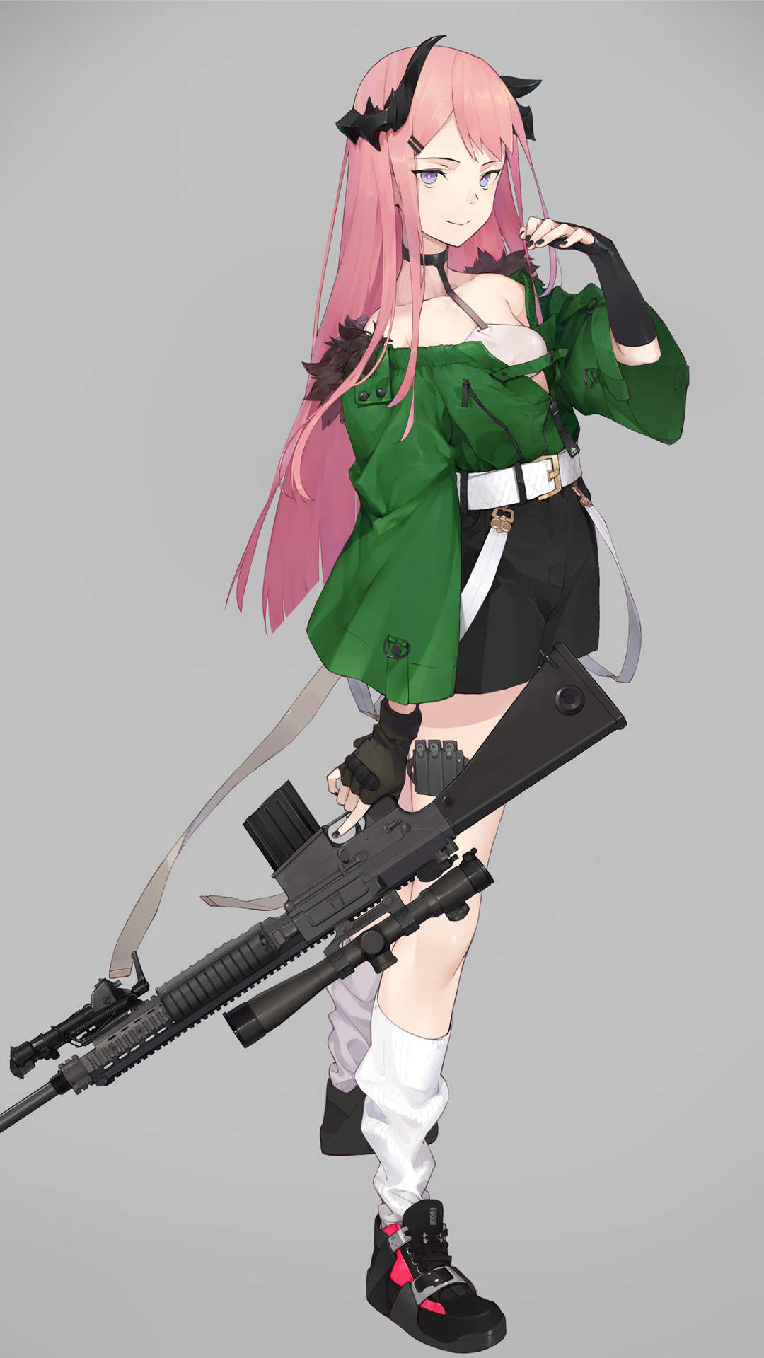 清纯可爱动漫美女手机壁纸图片