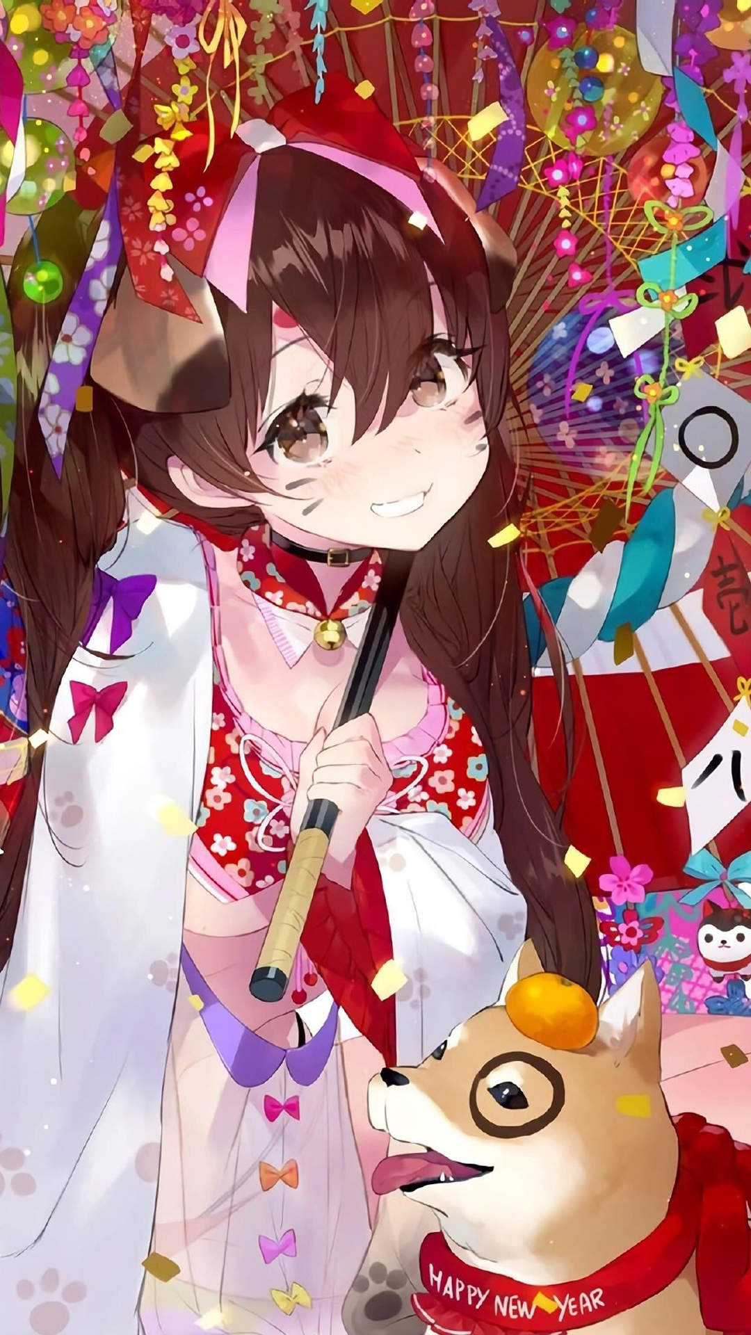 清纯可爱动漫美女手机壁纸图片