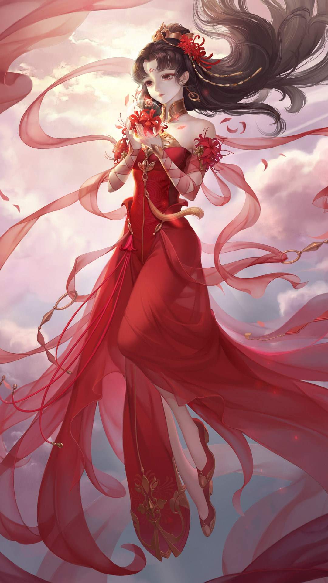 唯美古风动漫美女手机壁纸图片