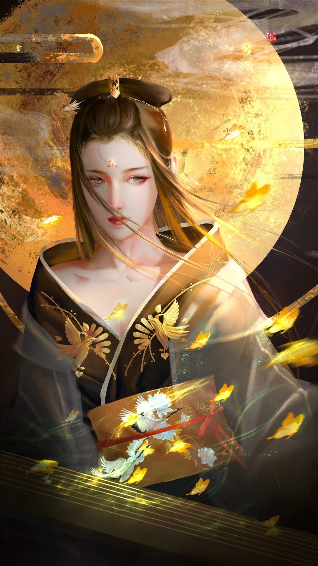 清纯可爱动漫美女手机壁纸图片