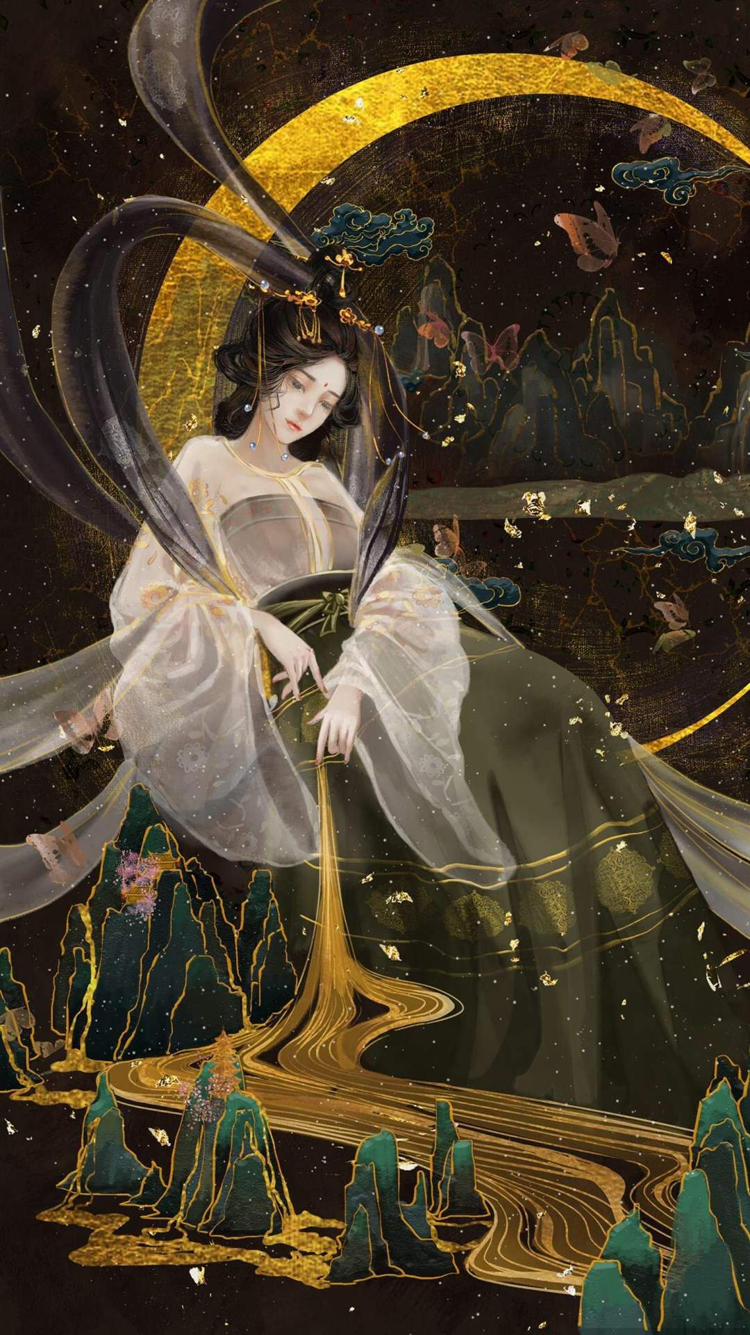 清纯可爱动漫美女手机壁纸图片