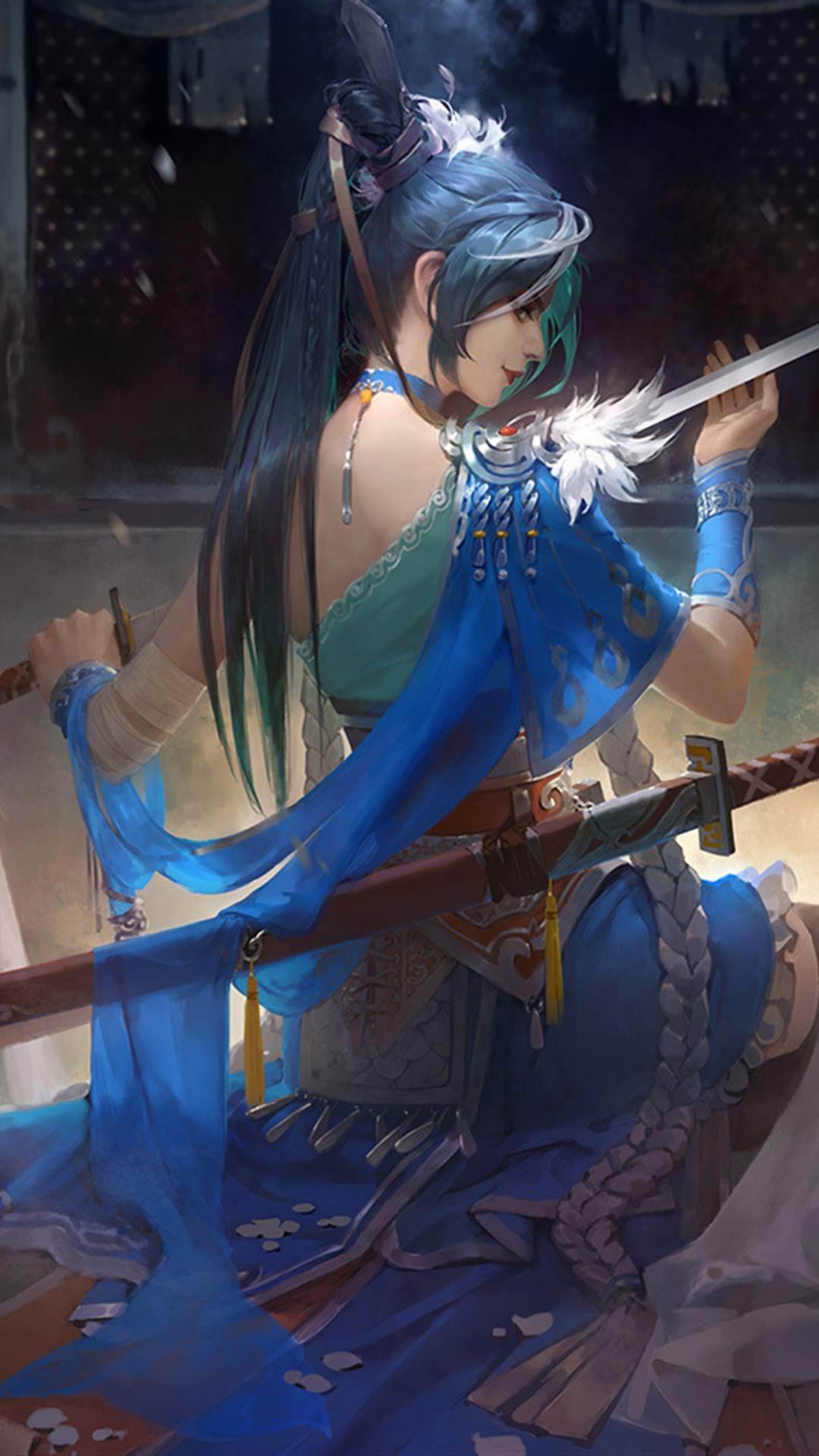 清纯可爱动漫美女手机壁纸图片