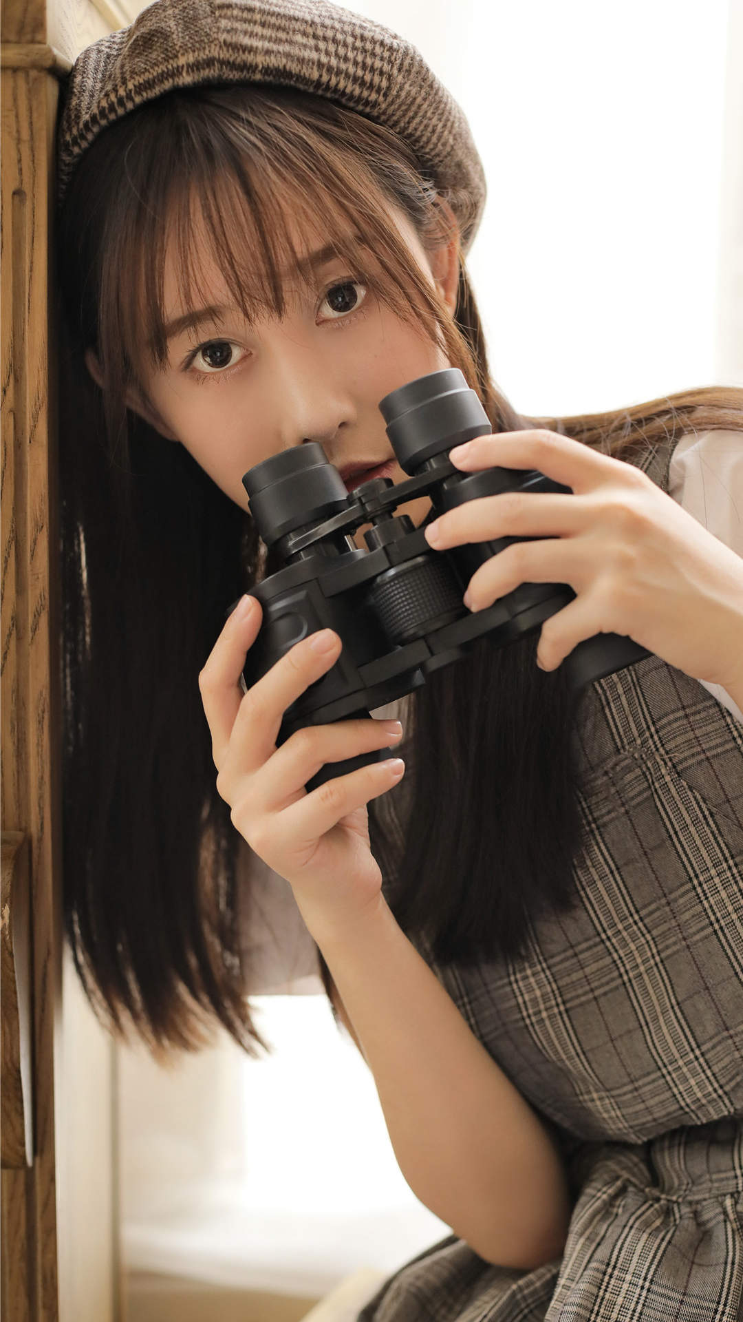 甜美蕾丝美女手机壁纸图片