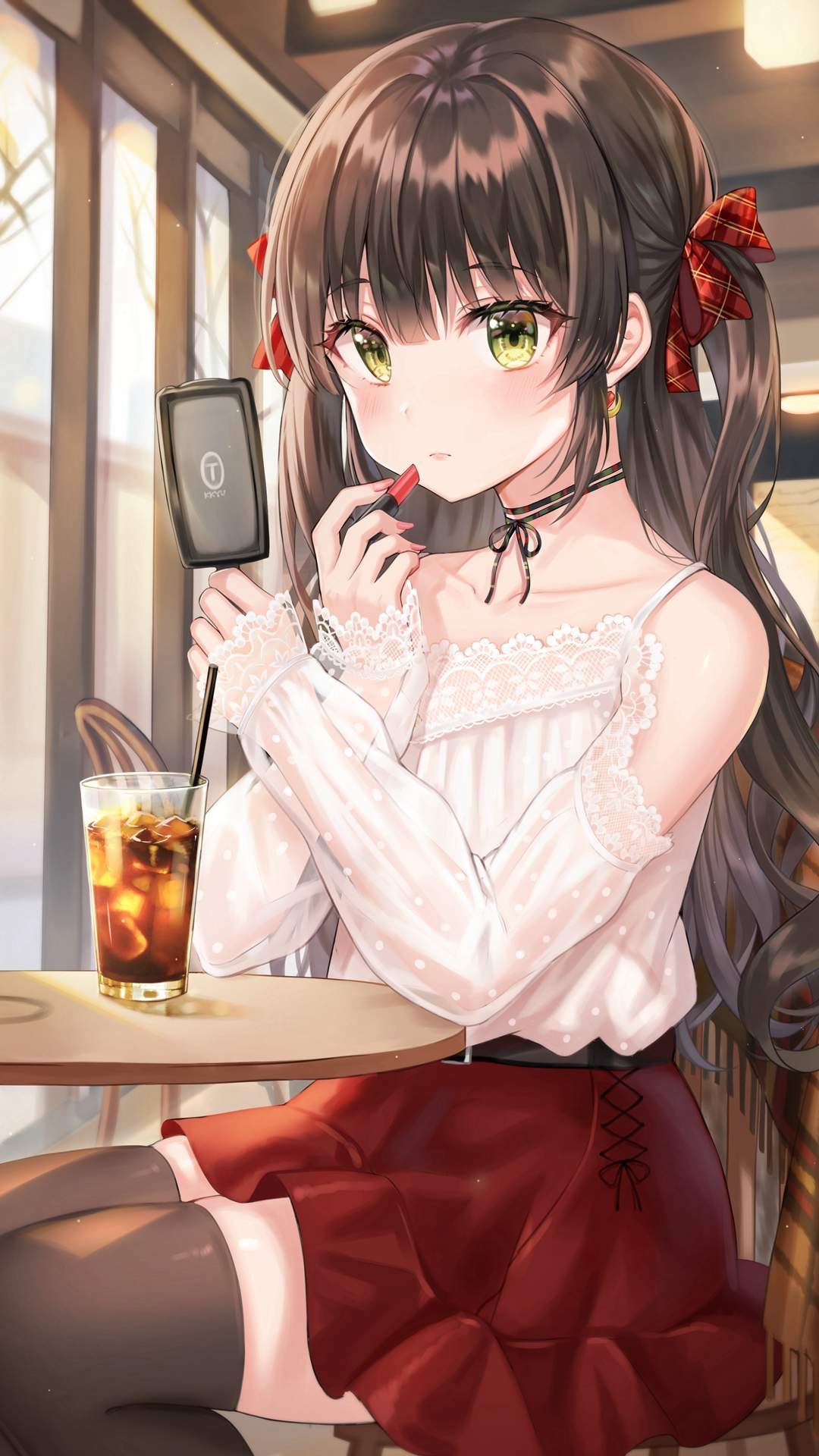 清纯可爱动漫美女手机壁纸图片