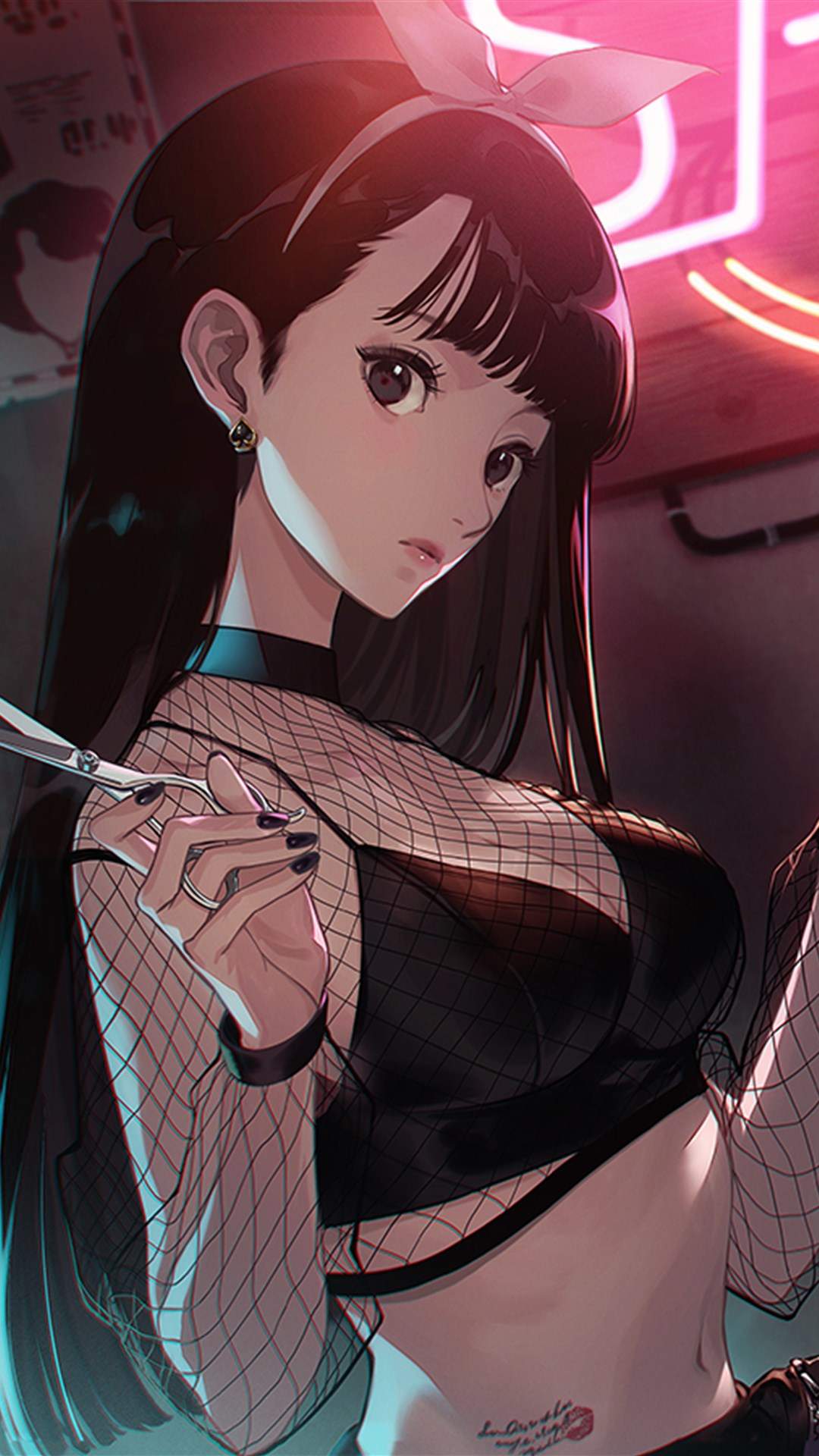 清纯可爱动漫美女手机壁纸图片