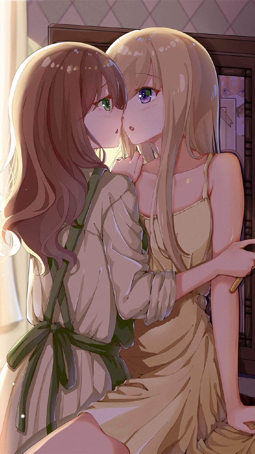 清纯可爱动漫美女手机壁纸图片
