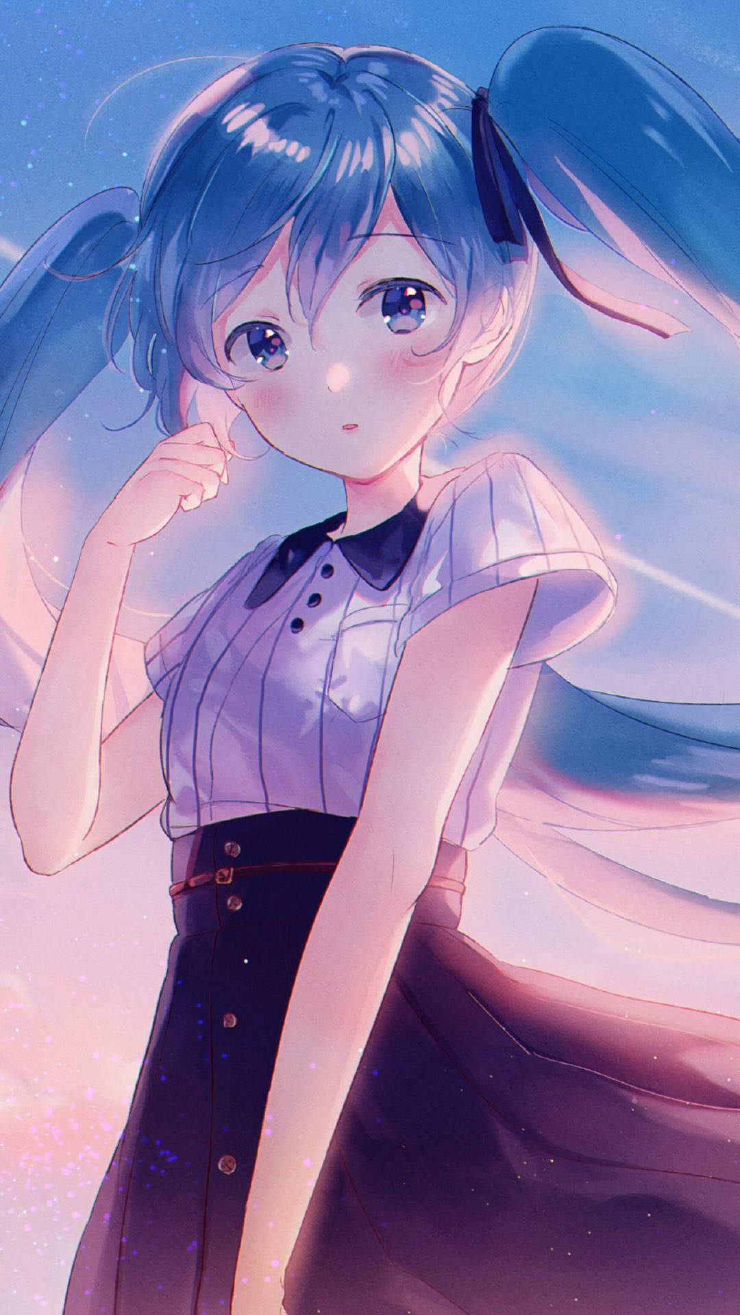 初音未来二次元动漫美女手机壁纸图片
