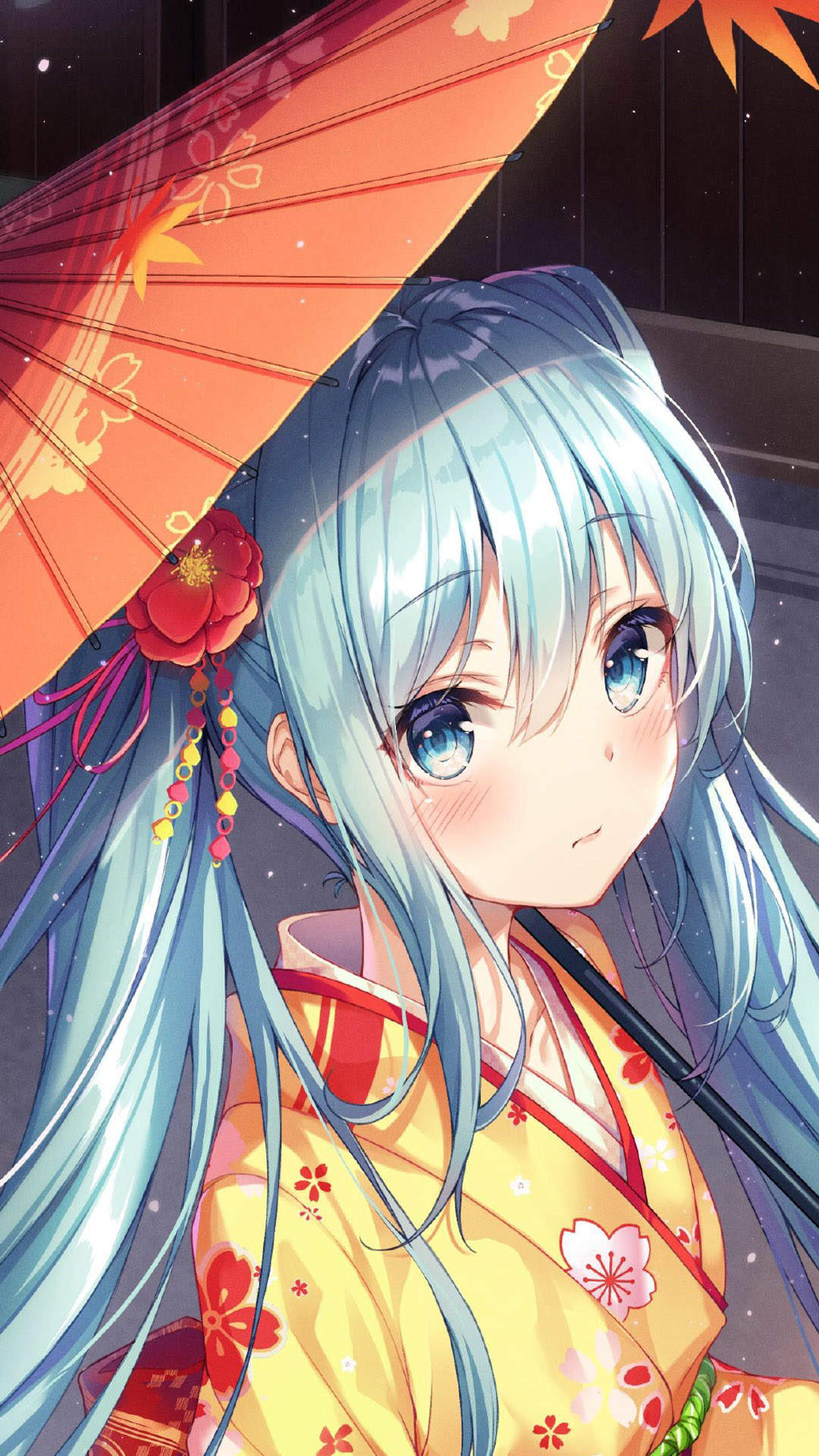 清纯可爱动漫美女手机壁纸图片