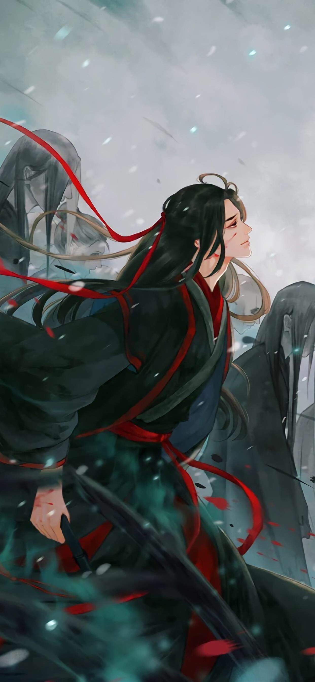 魔道祖师插画高清手机壁纸图片