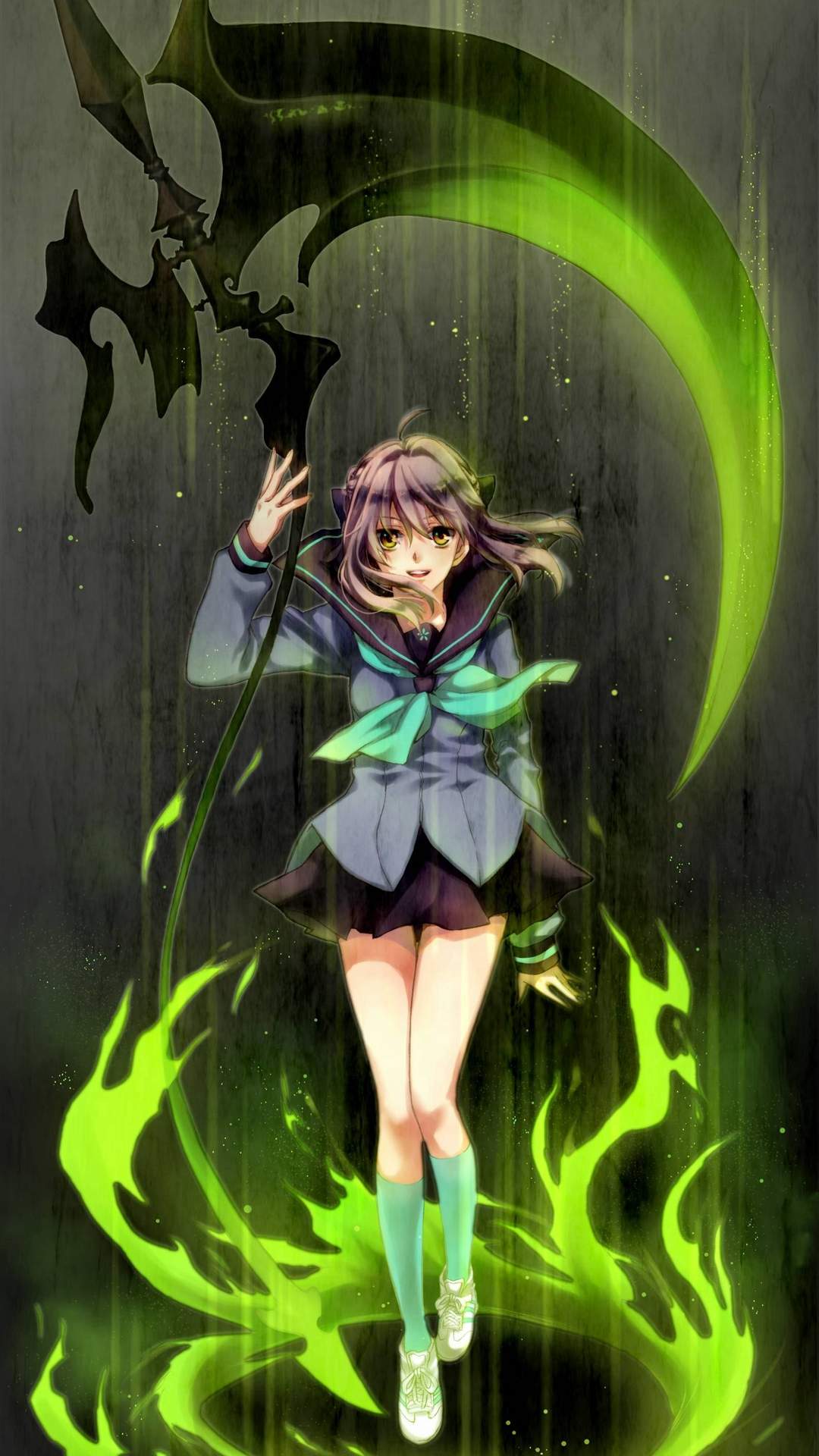 唯美动漫美女手机壁纸图片