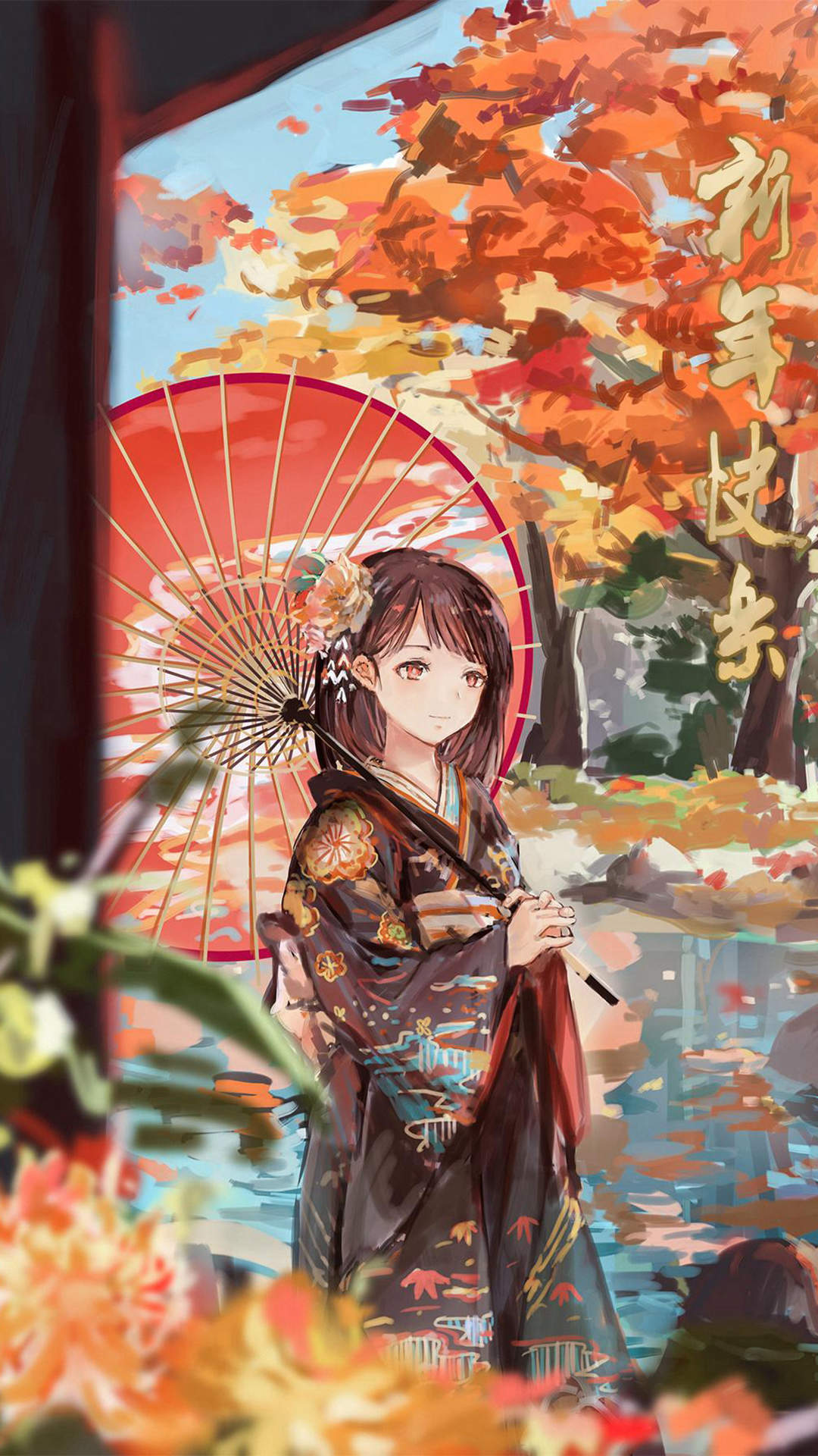 清纯可爱动漫美女手机壁纸图片