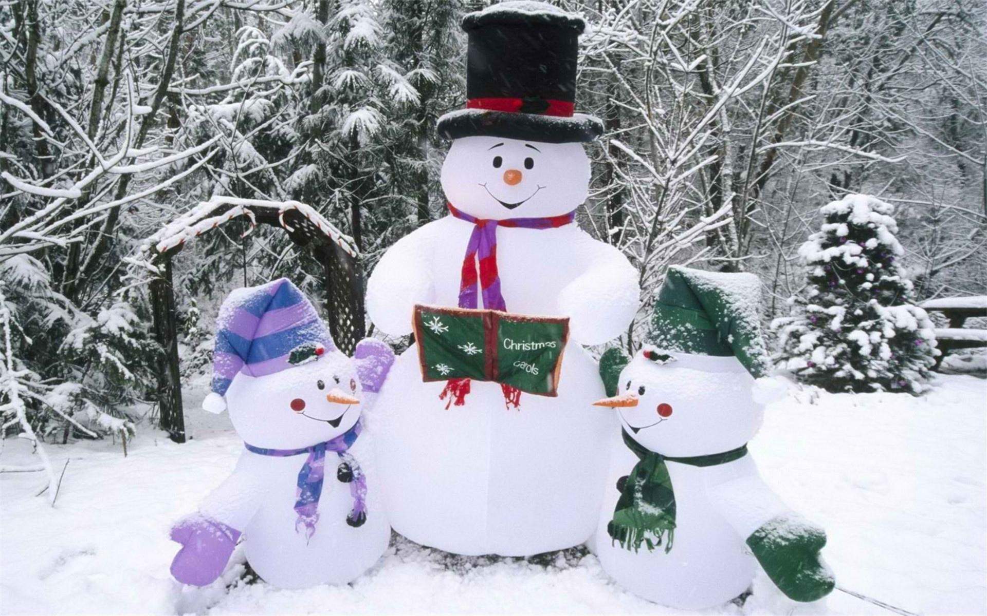 可爱萌系雪人头像图片图片