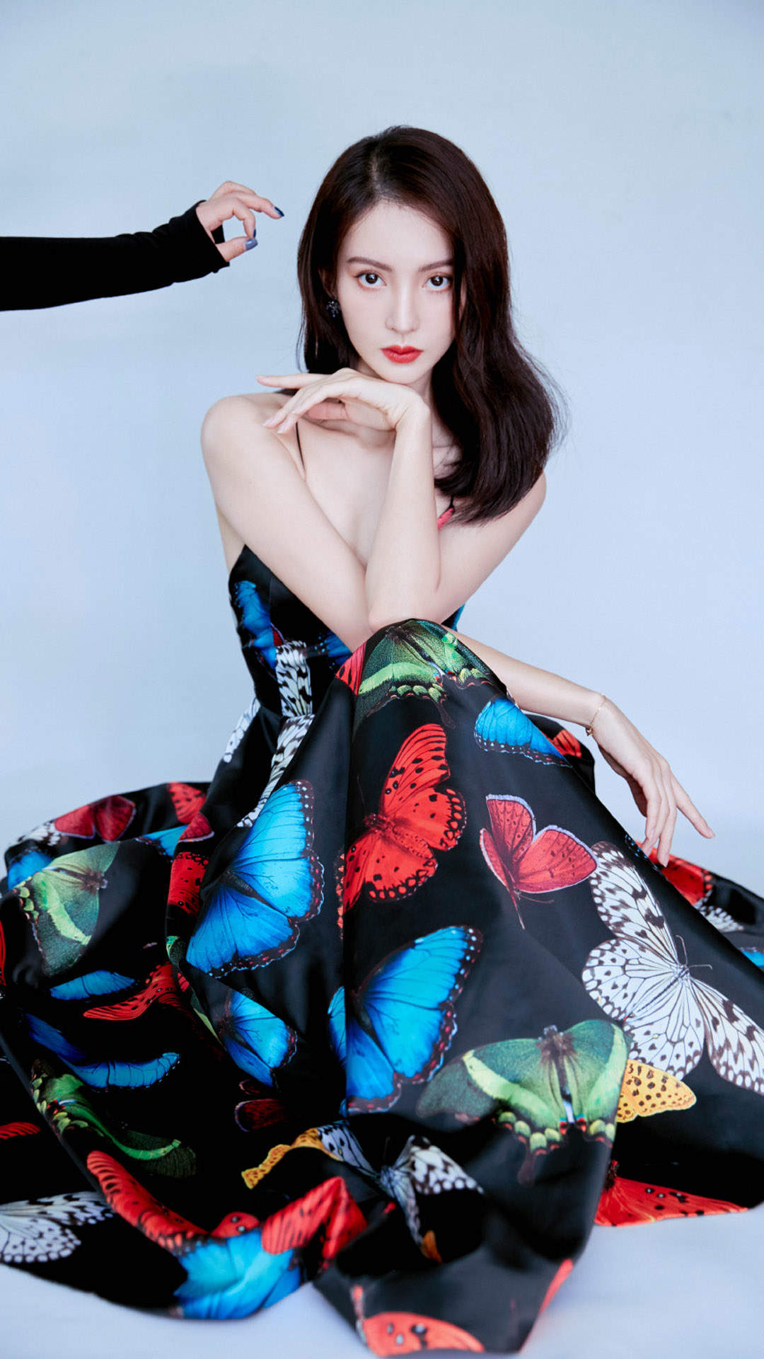 中国大陆山东济南女演员平面模特金晨白衫清新甜美写真图片图片