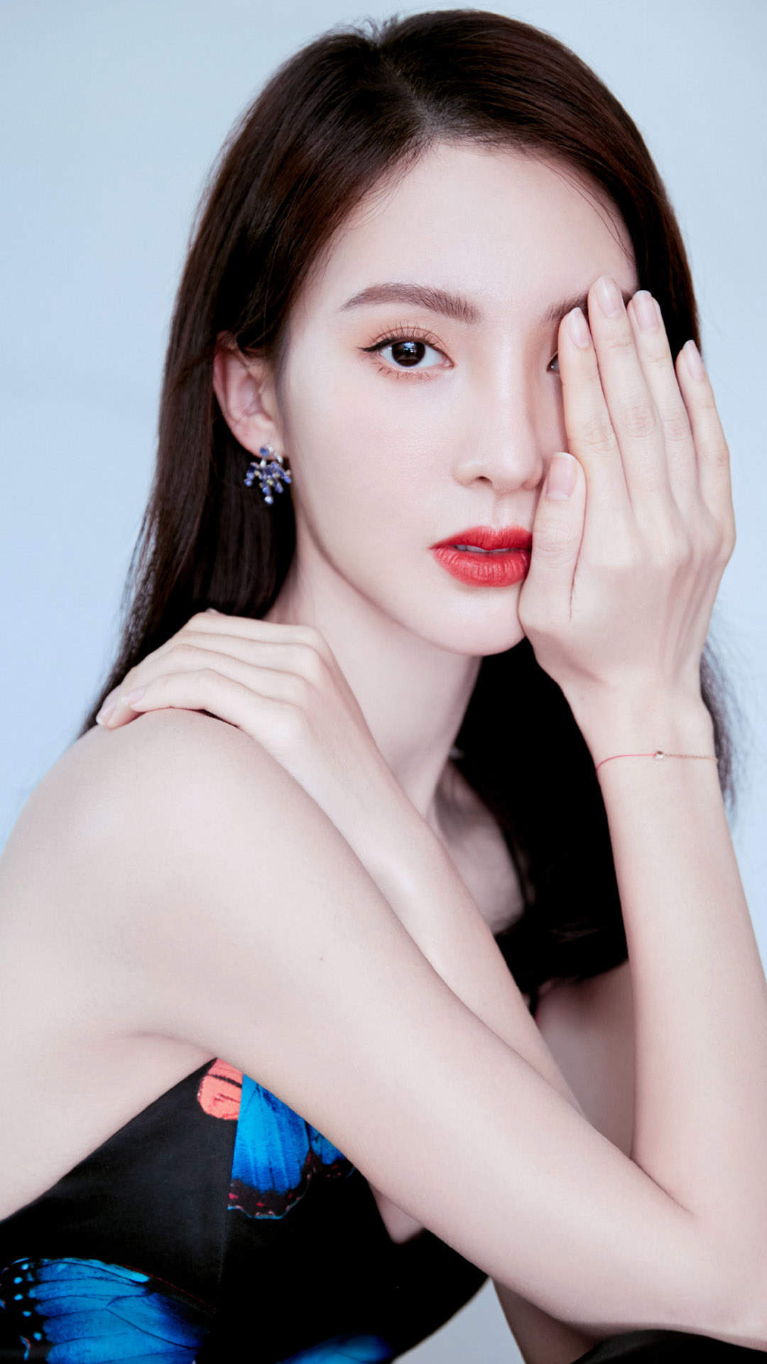 中国大陆山东济南女演员平面模特金晨白衫清新甜美写真图片图片