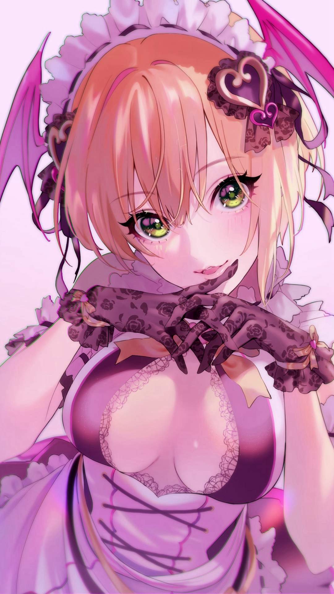 性感迷人的动漫美女手机壁纸图片
