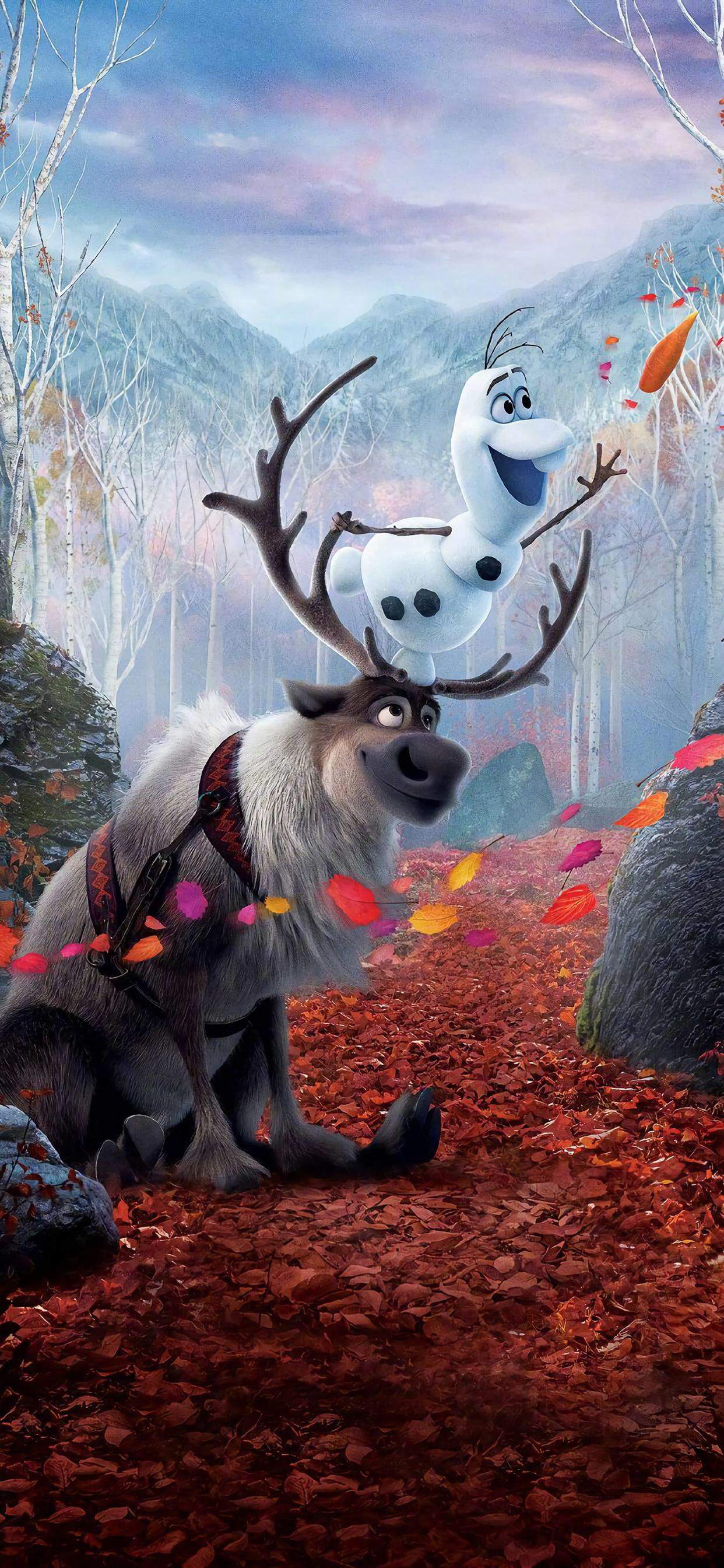 动画冰雪奇缘2高清手机壁纸图片