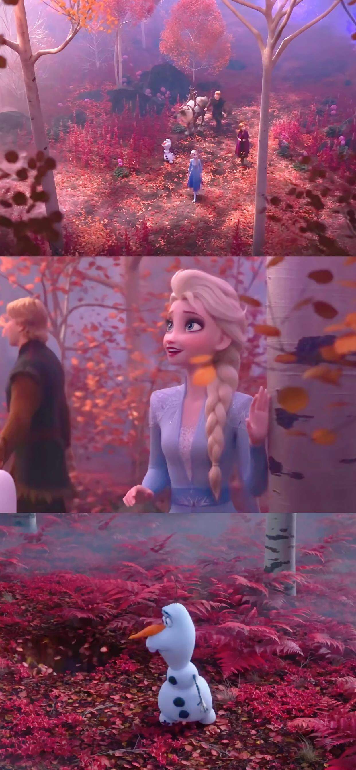 动画冰雪奇缘2高清手机壁纸图片