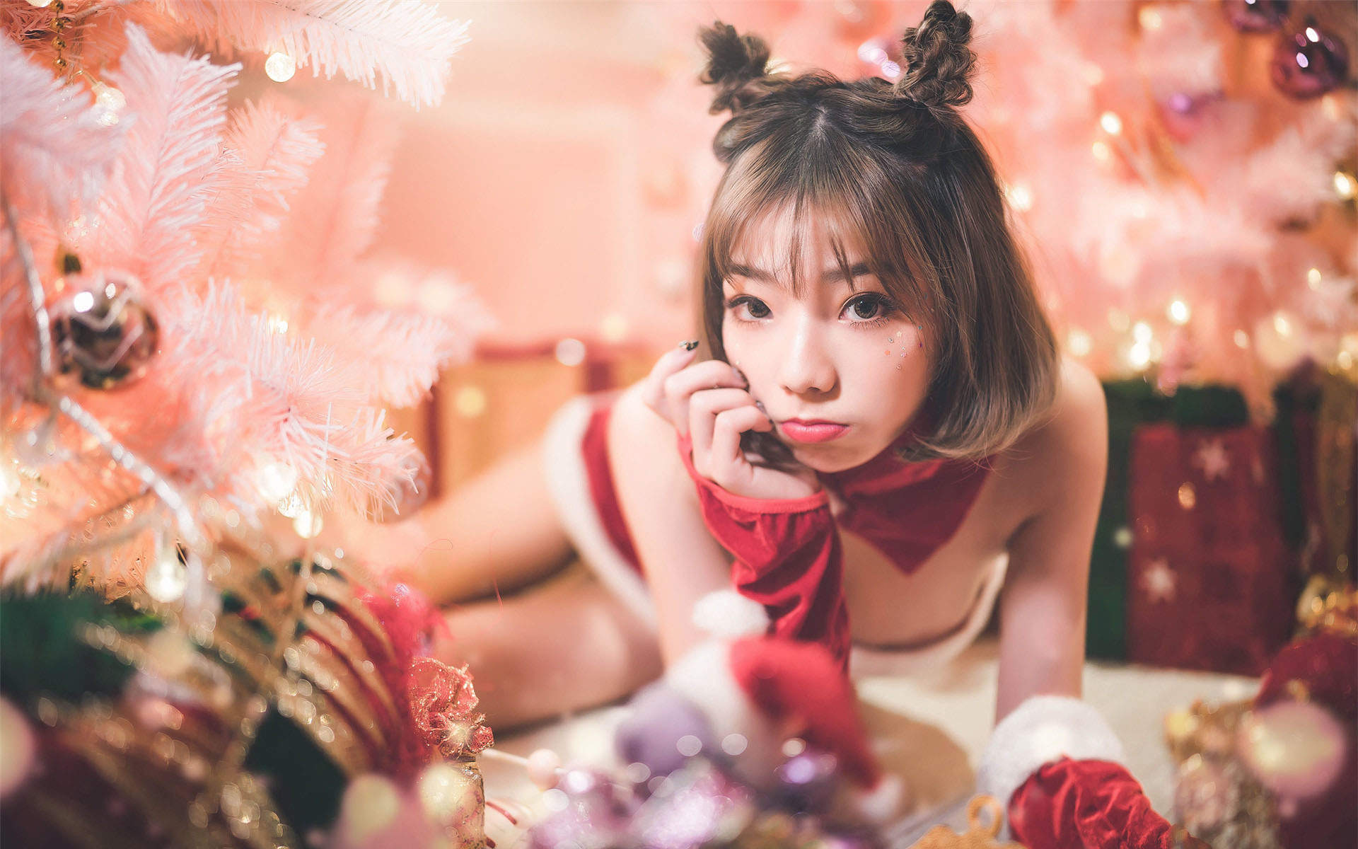 甜美女生唯美艺术写真图片桌面壁纸图片