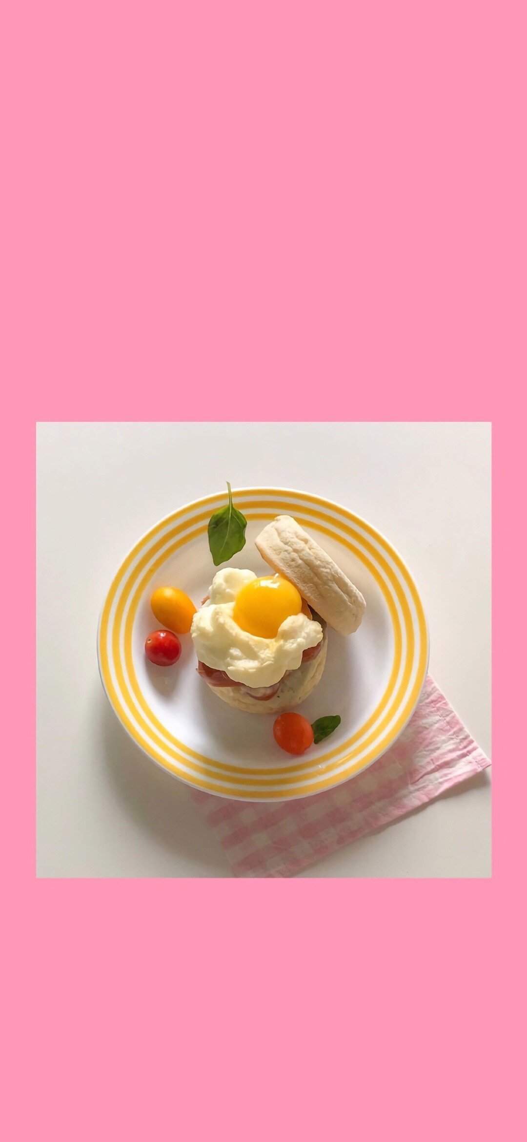 粉色少女心美食高清手机壁纸图片