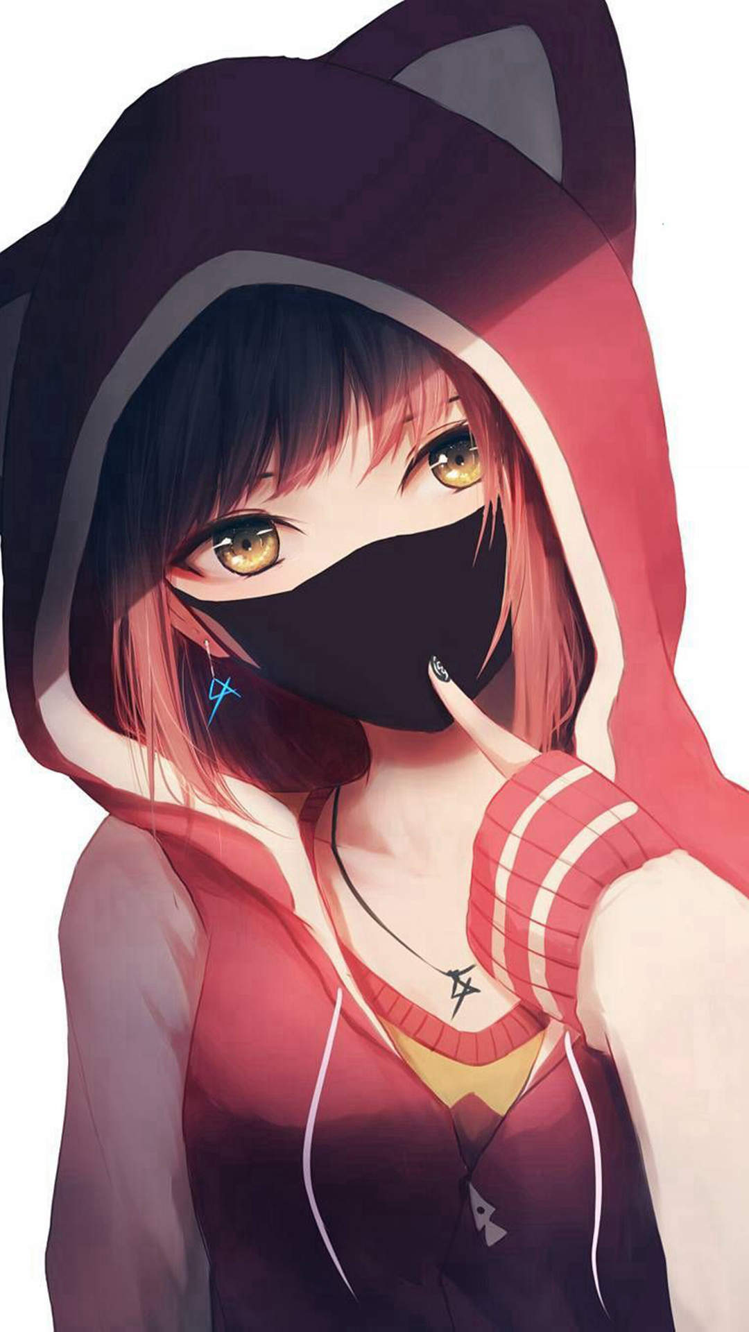 性感甜美动漫美女手机壁纸图片