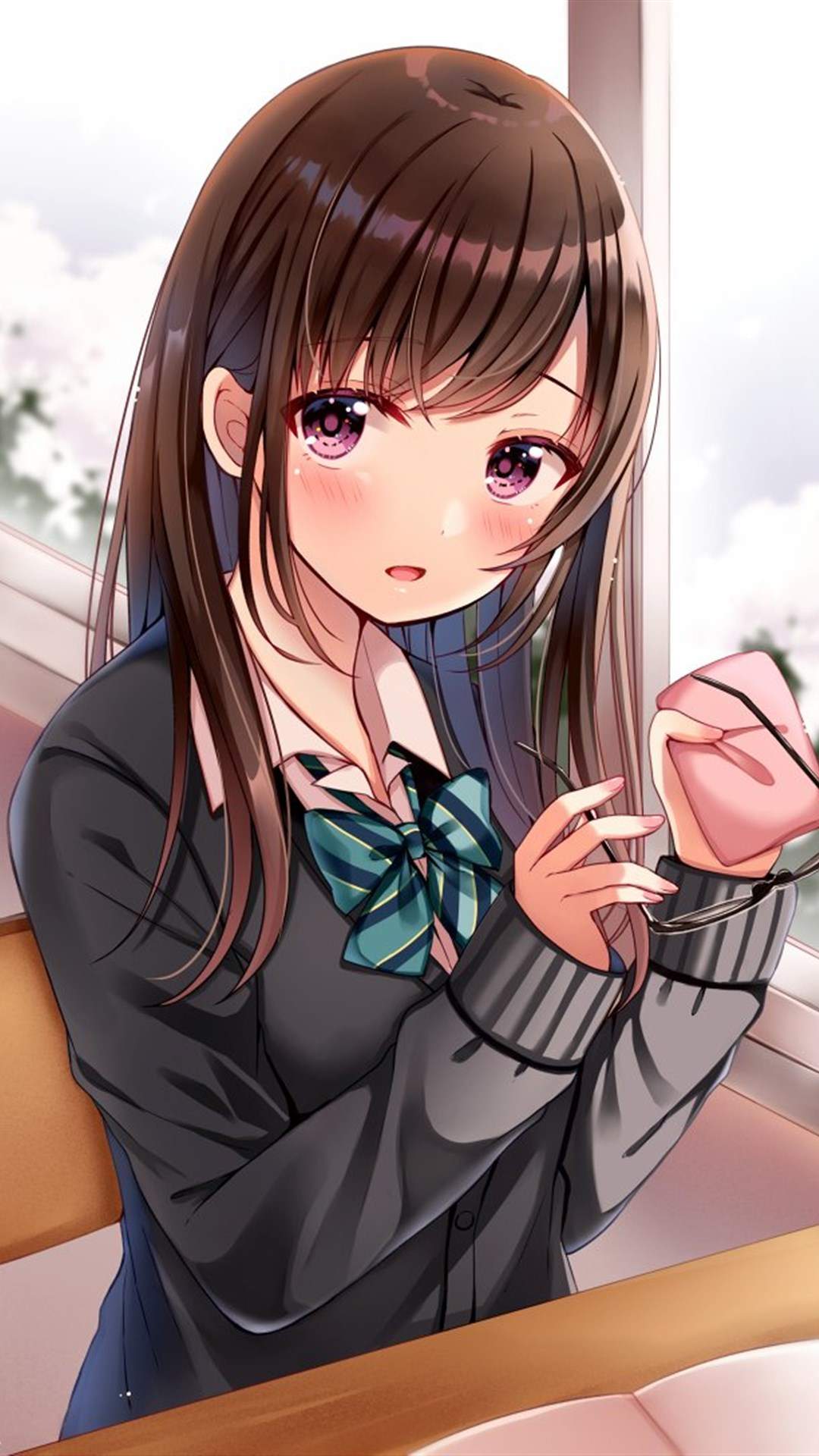 性感唯美的二次元美女手机壁纸图片