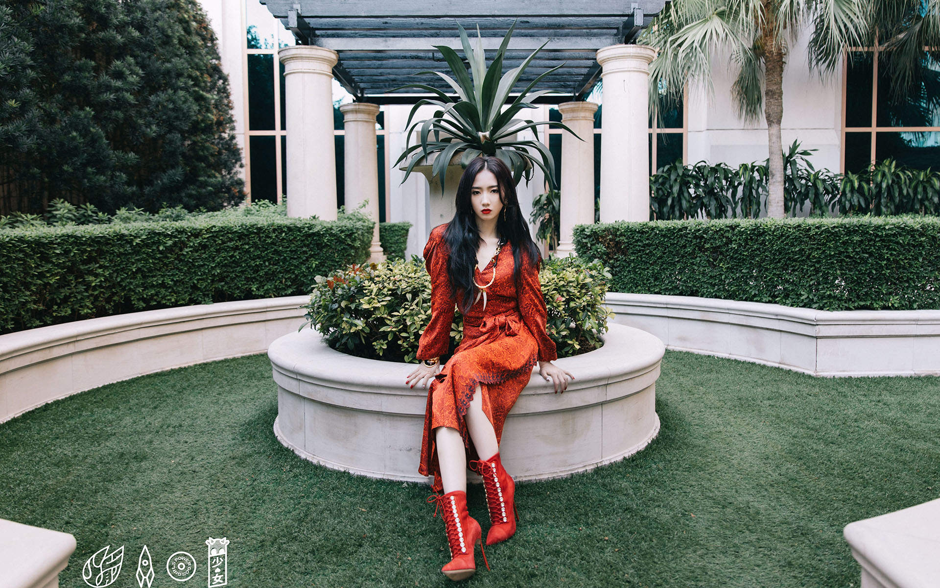 高清女明星孟美岐中国风时尚写真图片图片