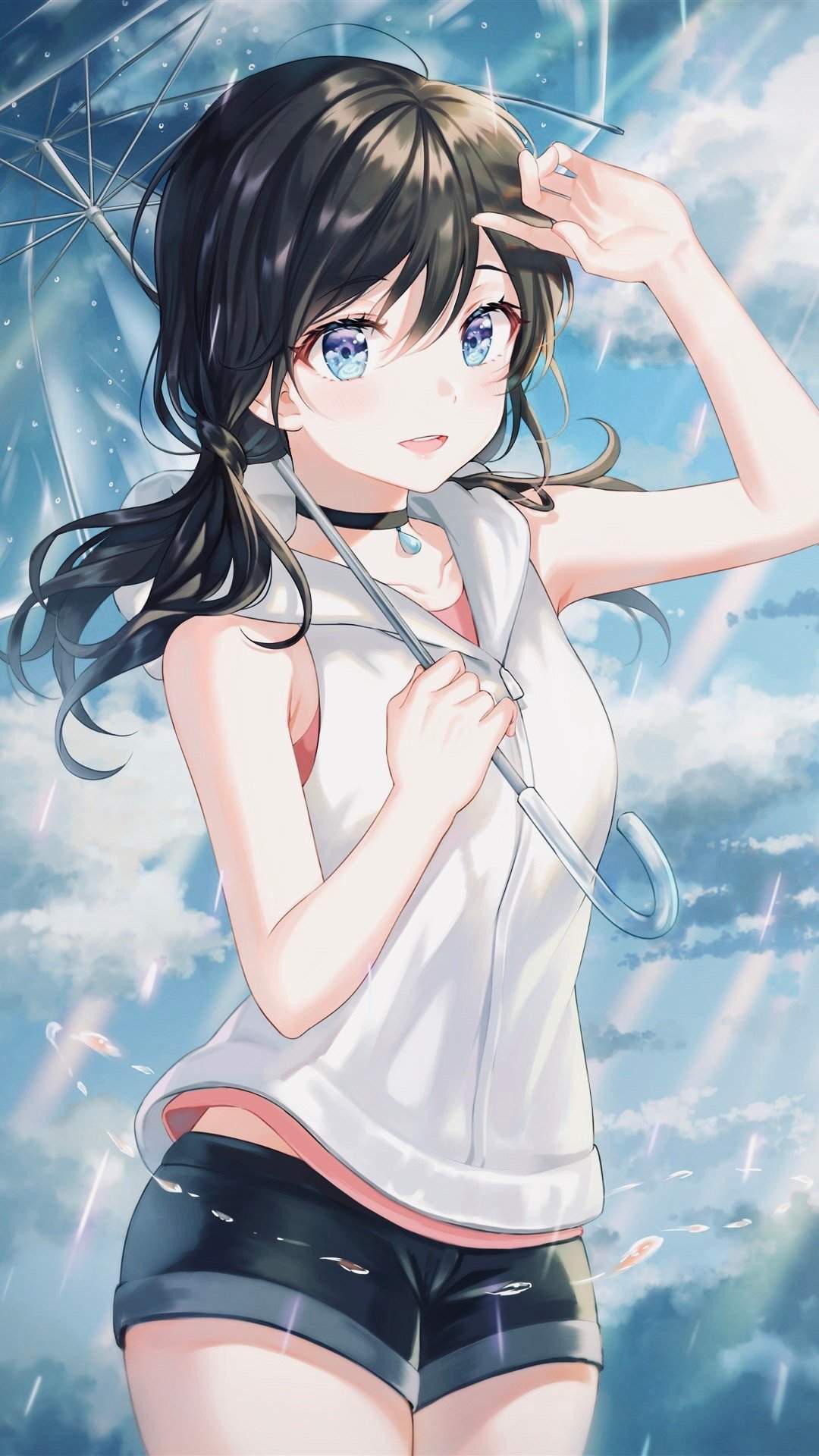 性感唯美的二次元美女手机壁纸图片