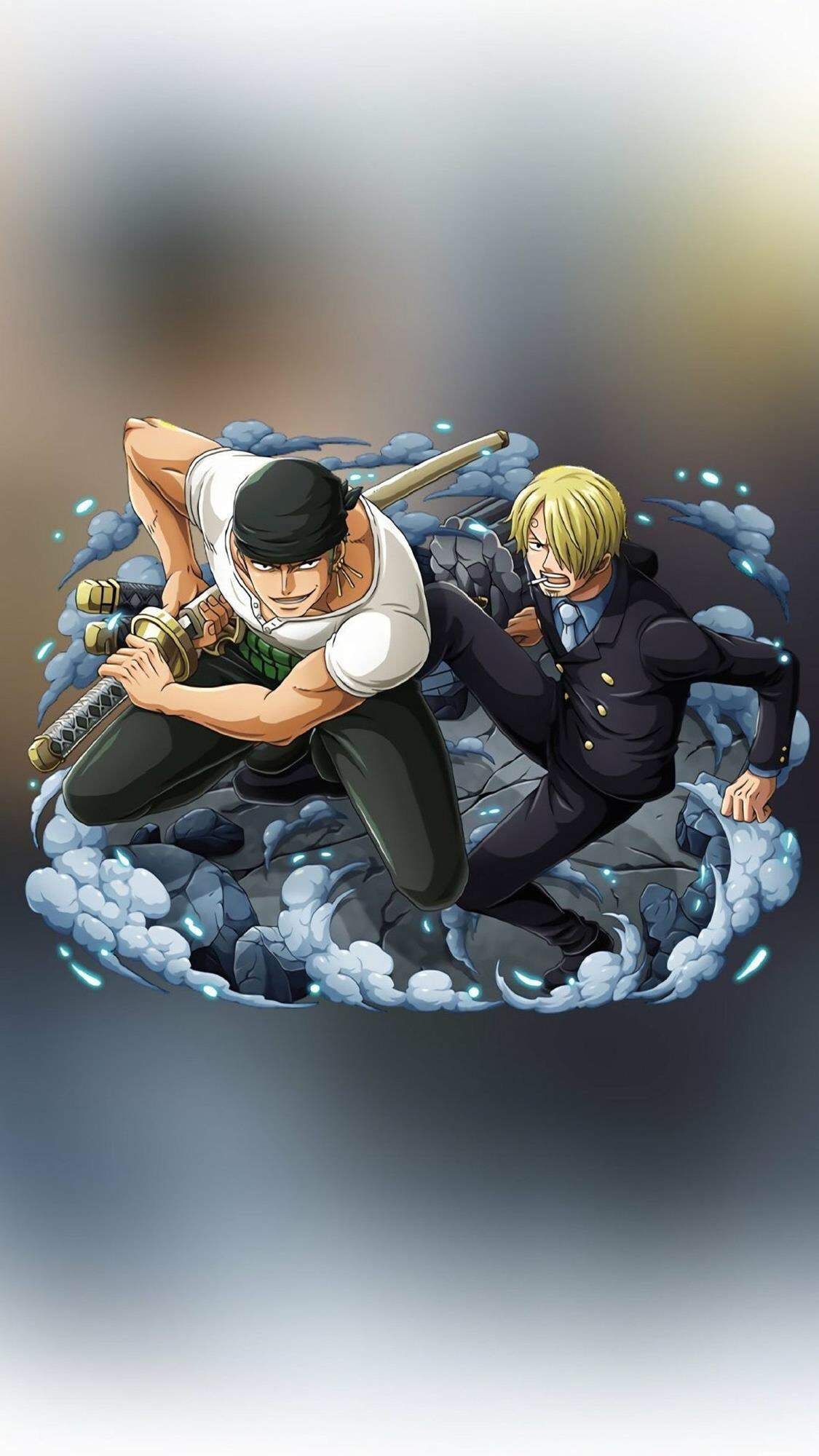 海贼王动漫人物插画高清手机壁纸图片