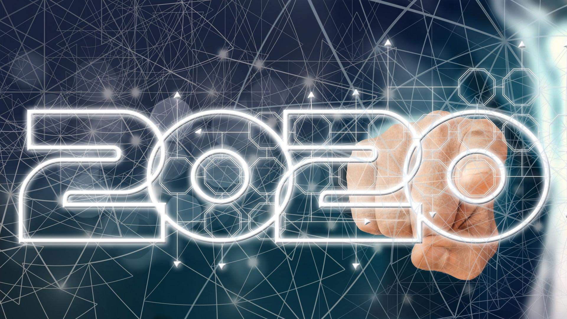 2020新年快乐手机壁纸图片