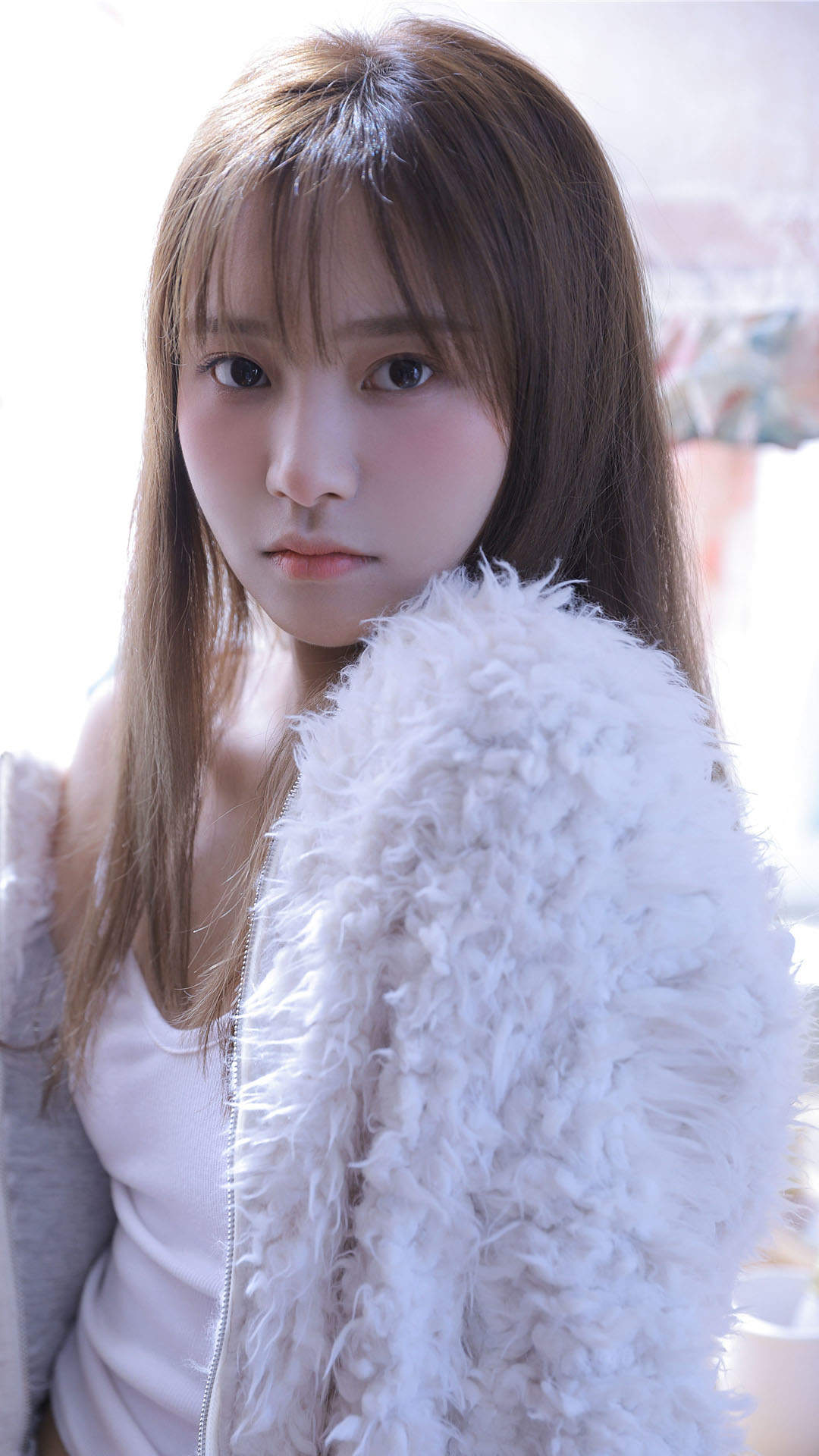 清纯可爱美女手机壁纸图片