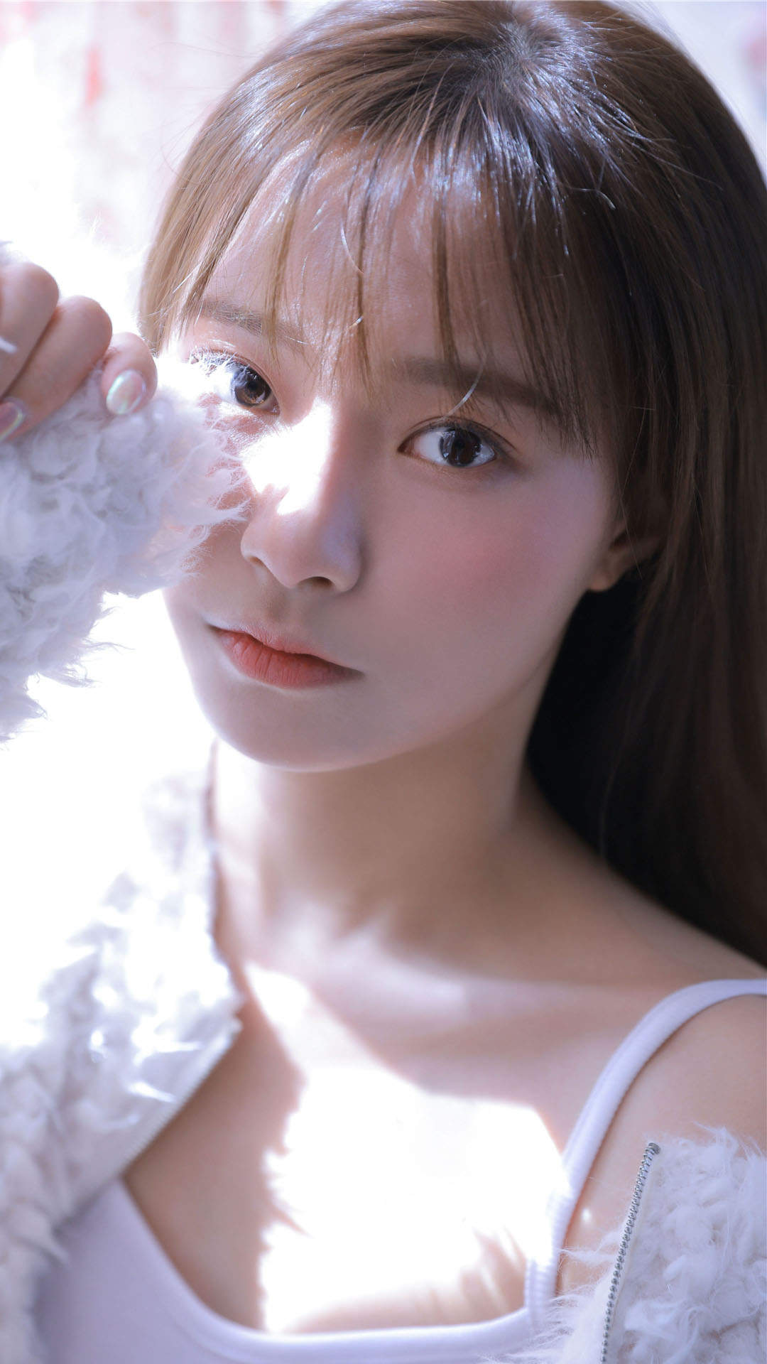 清纯可爱美女手机壁纸图片
